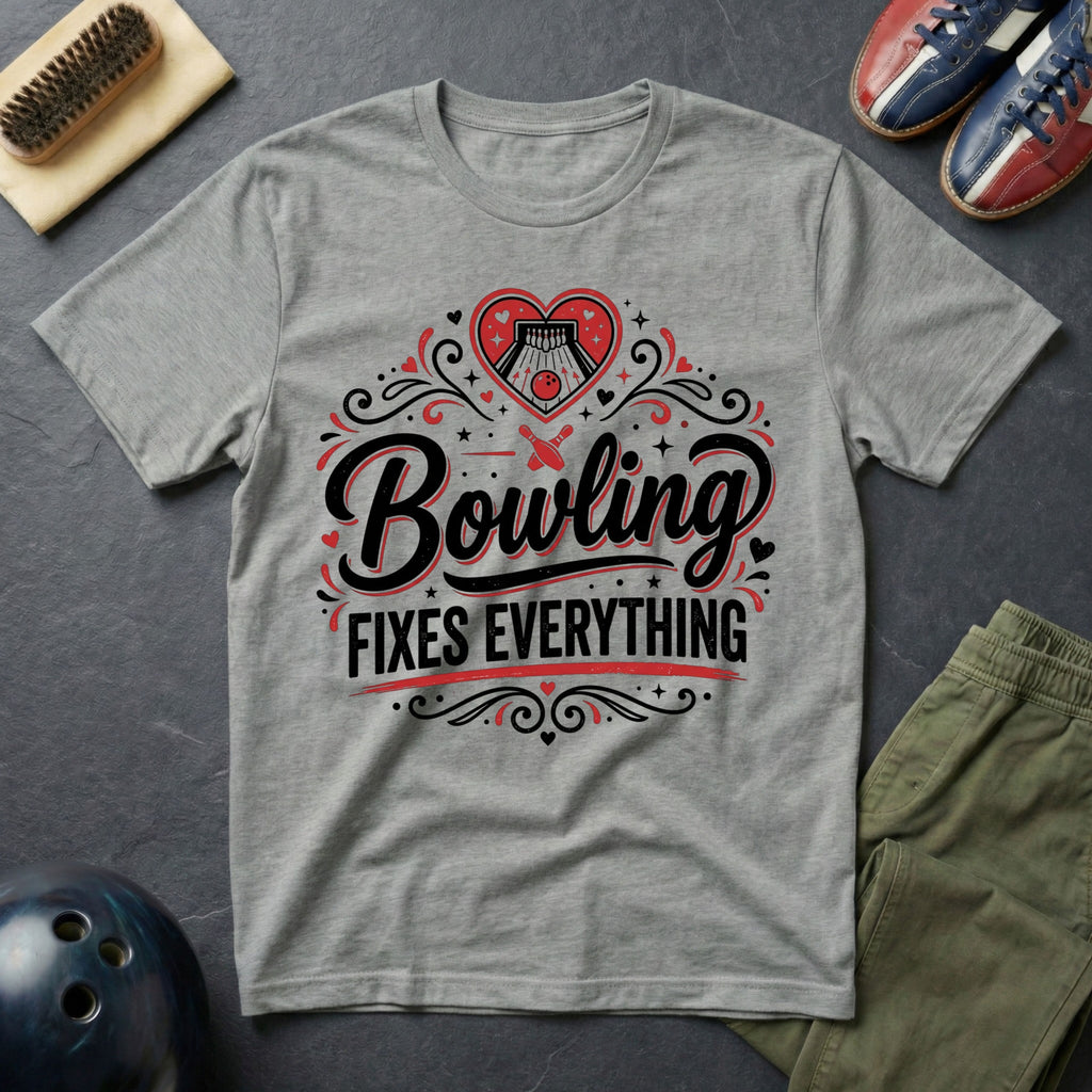 Bowling Fixes Everything T-Shirt