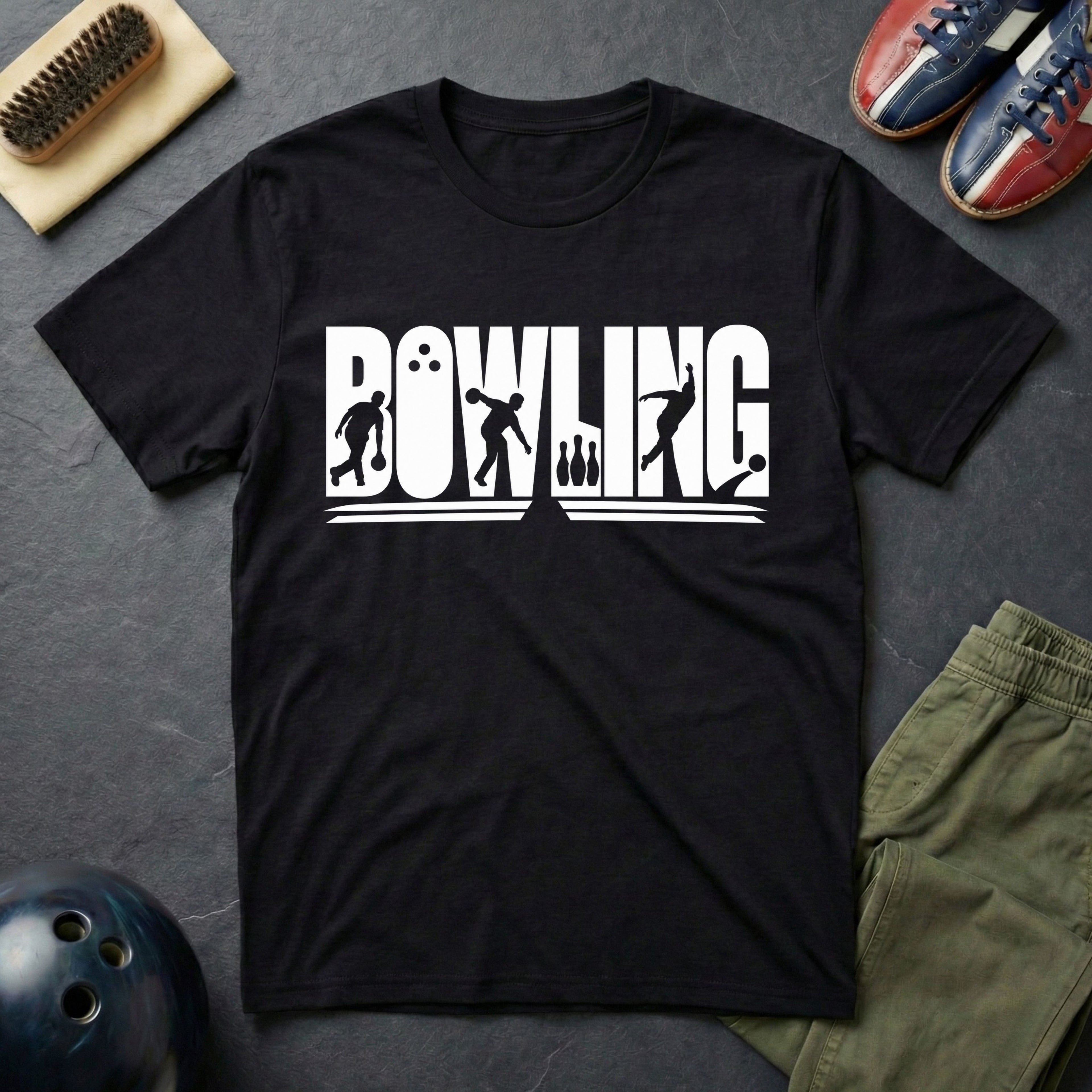 Bowling Silhouette T-Shirt