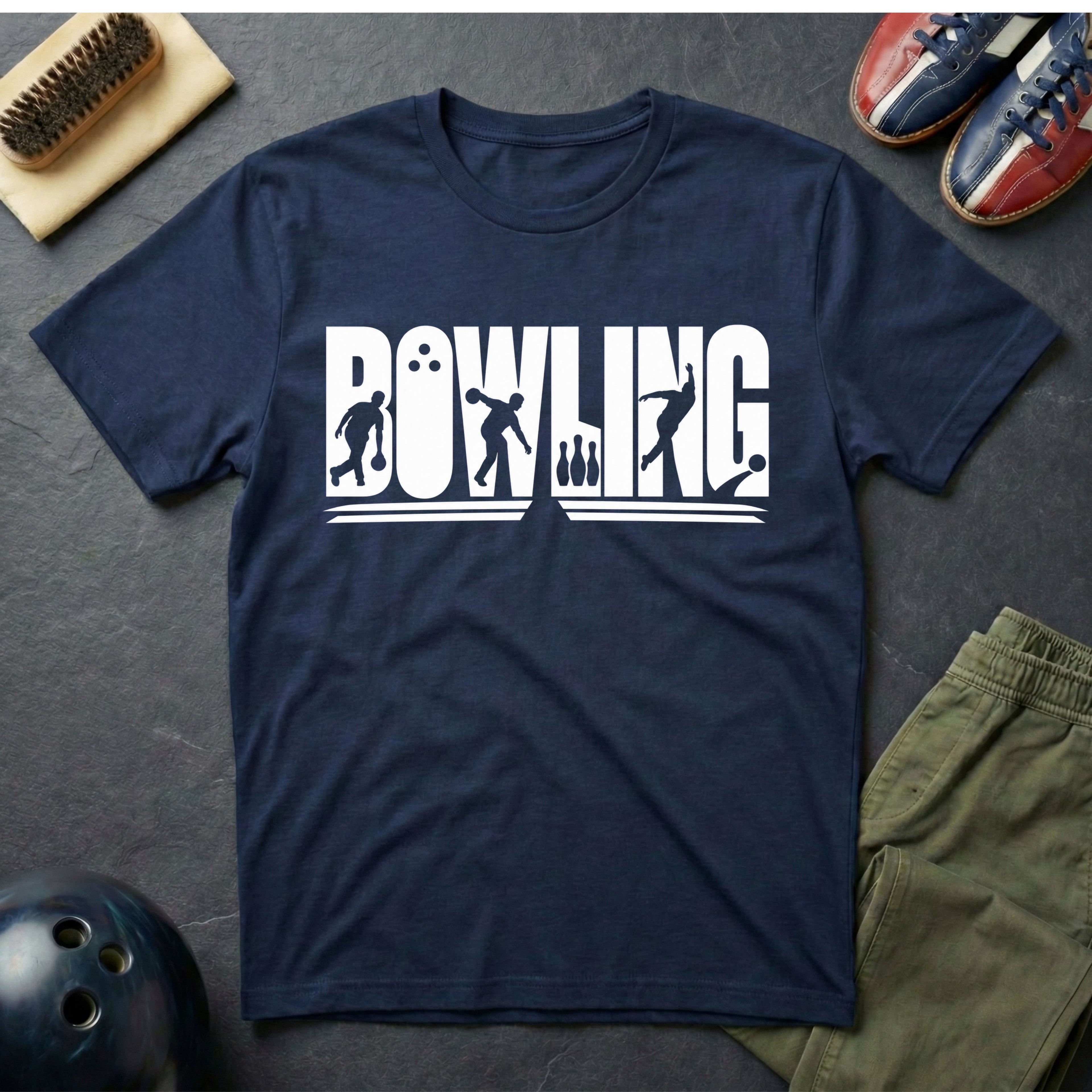 Bowling Silhouette T-Shirt
