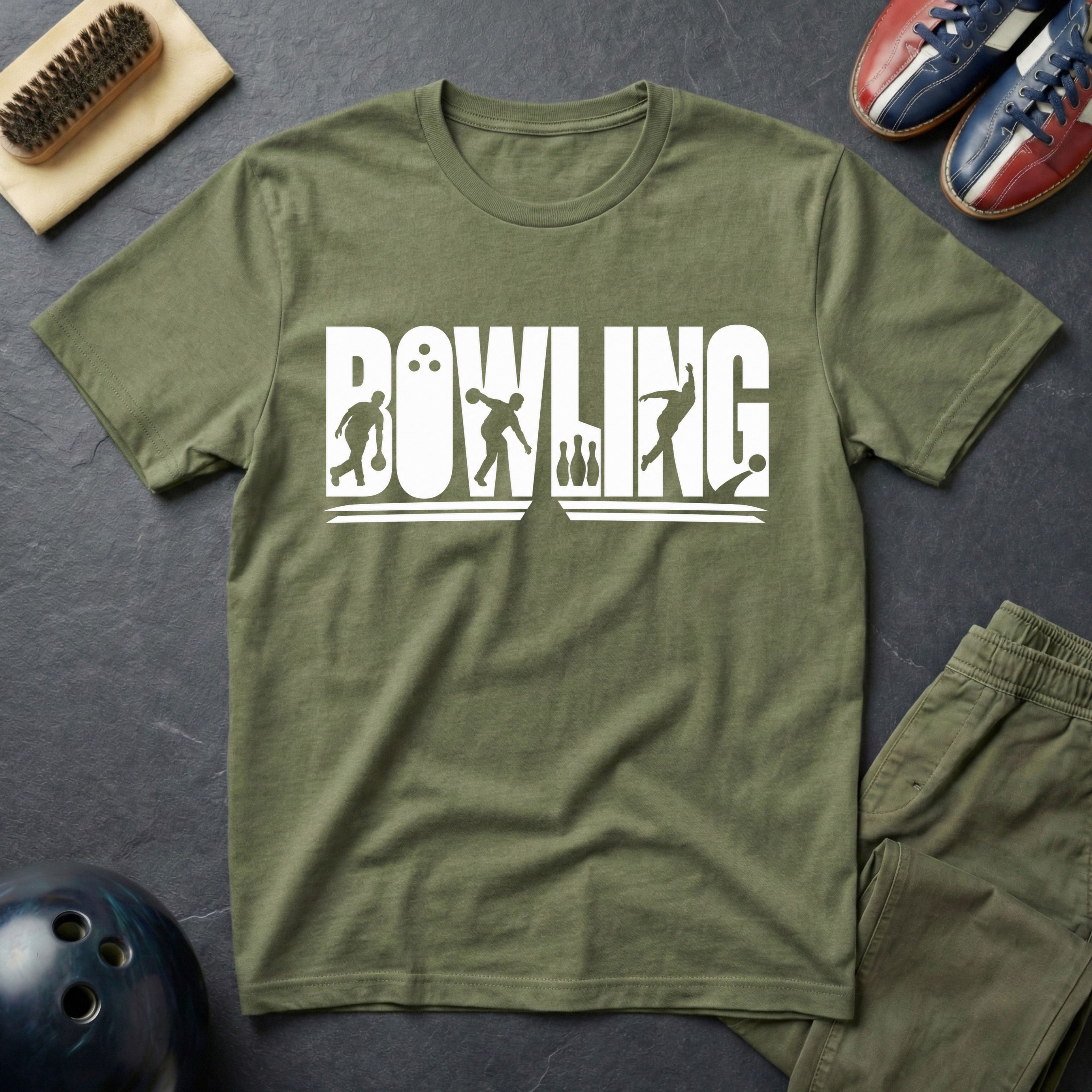 Bowling Silhouette T-Shirt