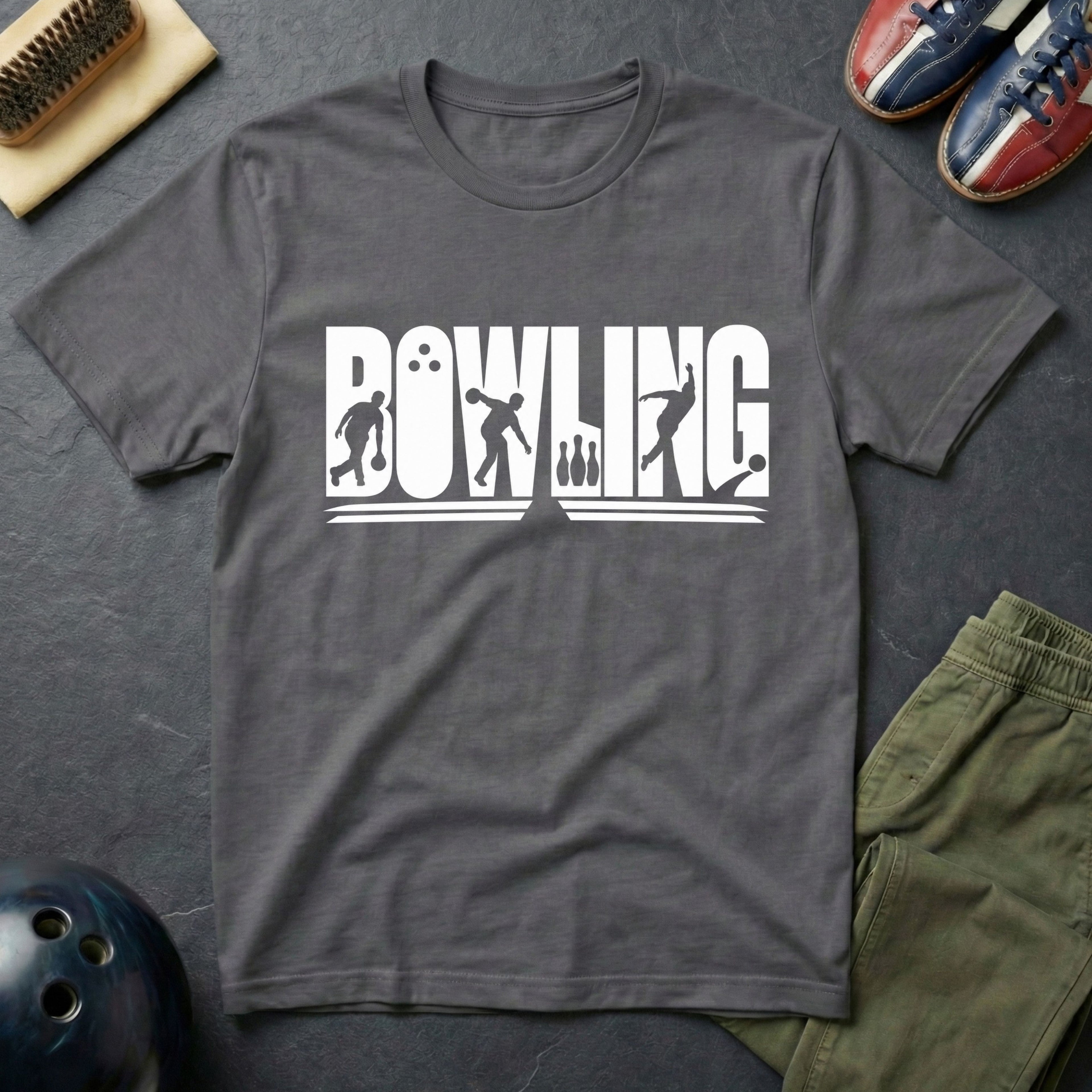 Bowling Silhouette T-Shirt