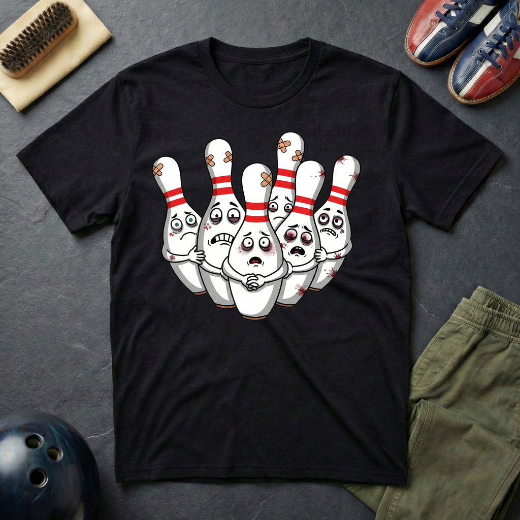 Scared Bowling Pins T-Shirt