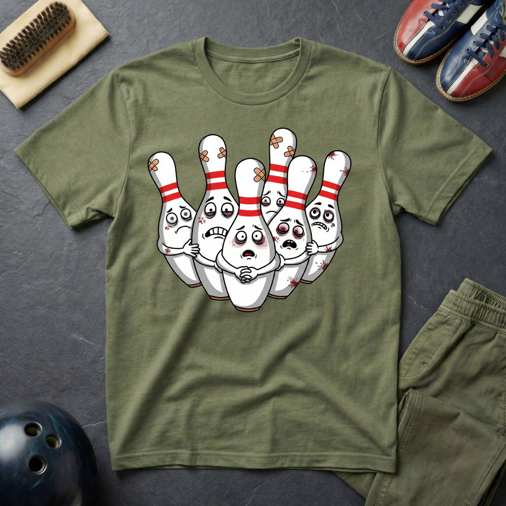 Scared Bowling Pins T-Shirt