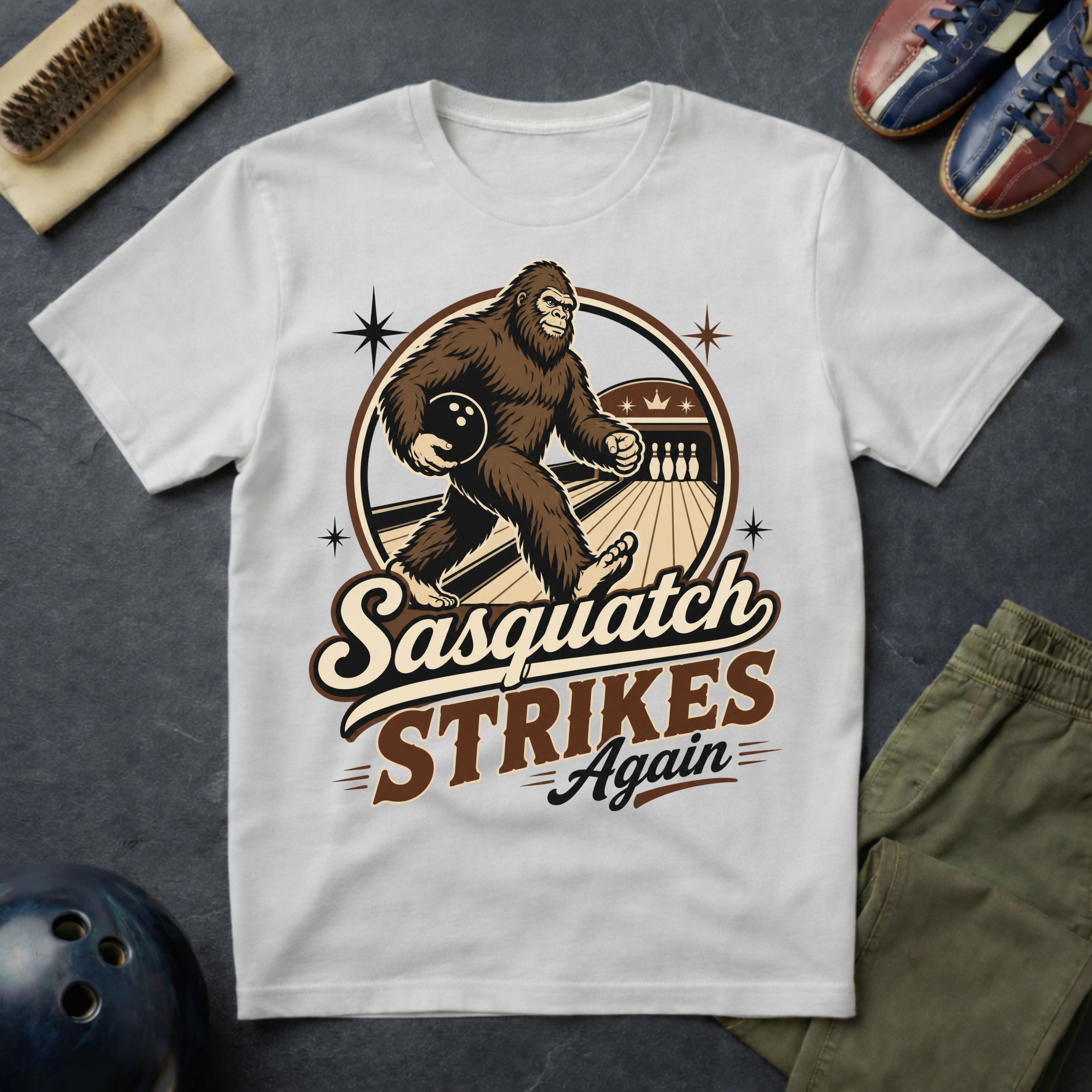 Sasquatch Strikes Again T-Shirt