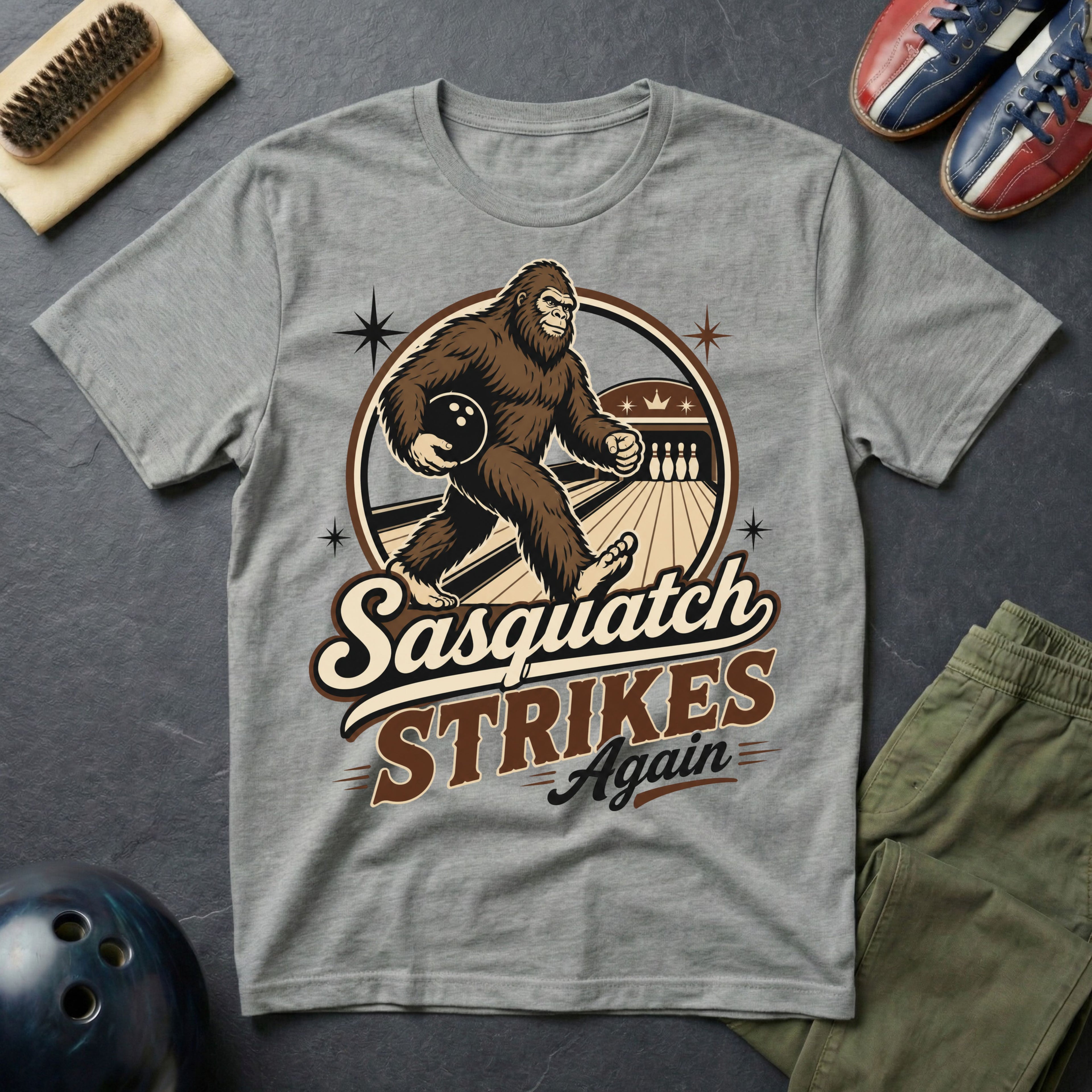 Sasquatch Strikes Again T-Shirt