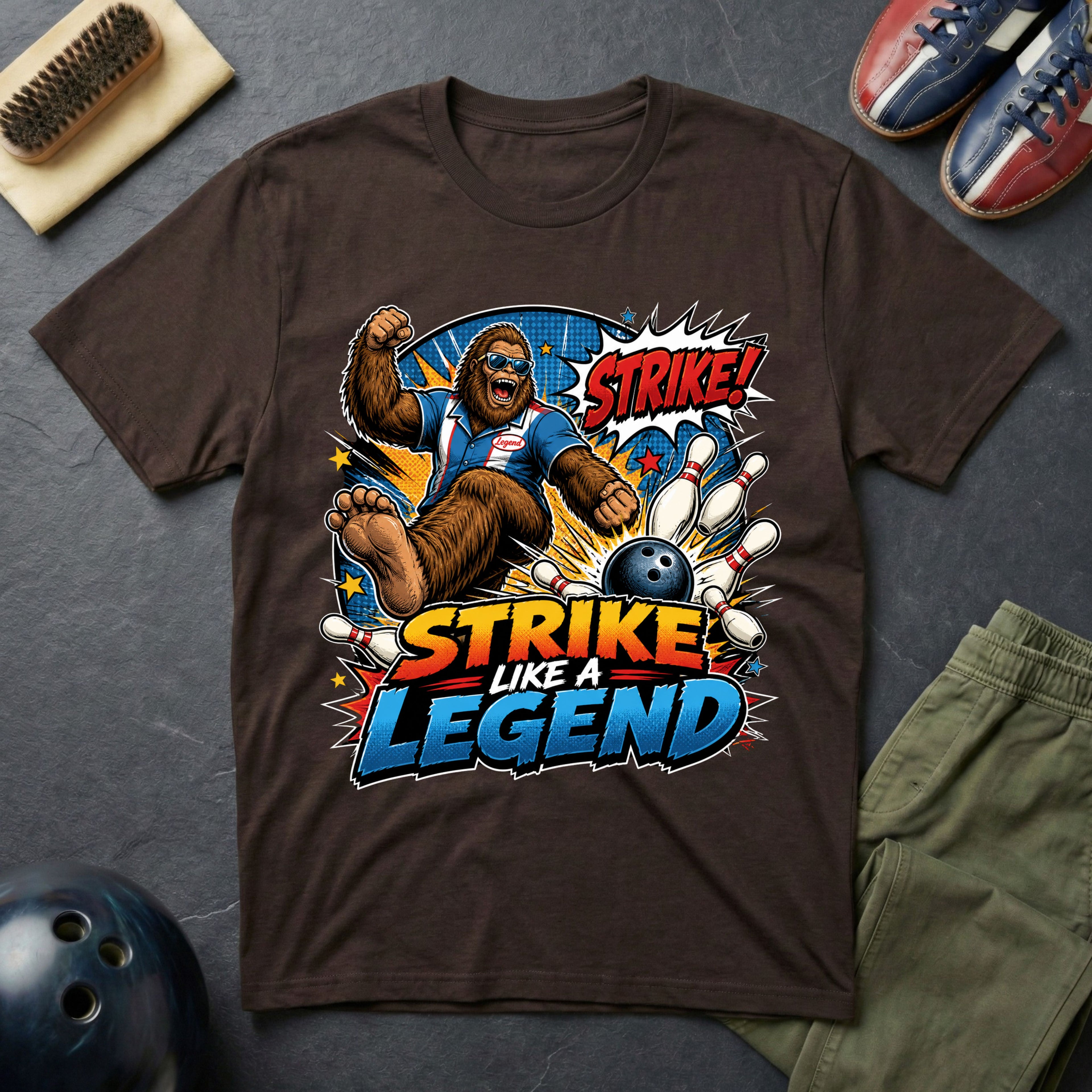 Bigfoot Strike Like A Legend T-Shirt