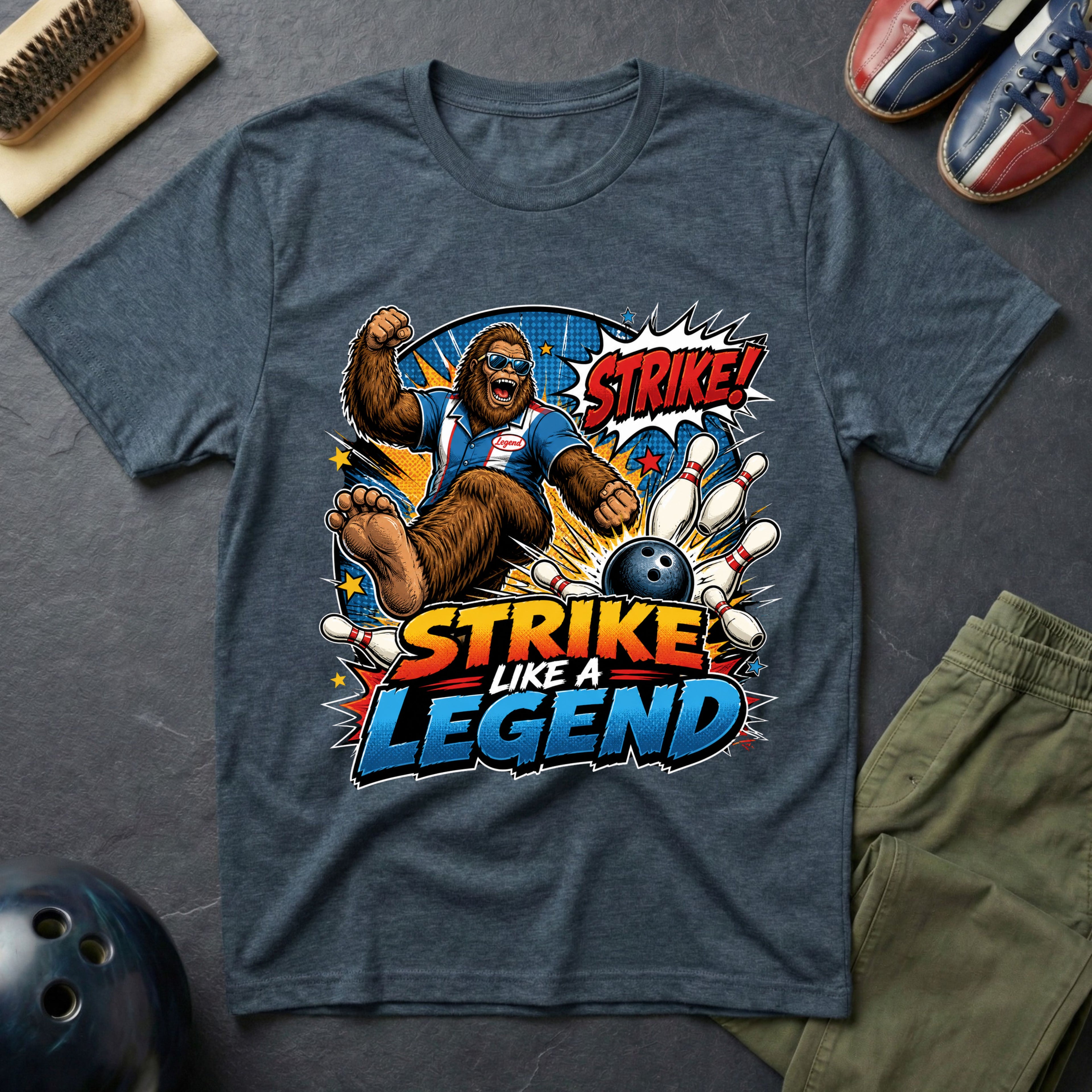 Bigfoot Strike Like A Legend T-Shirt