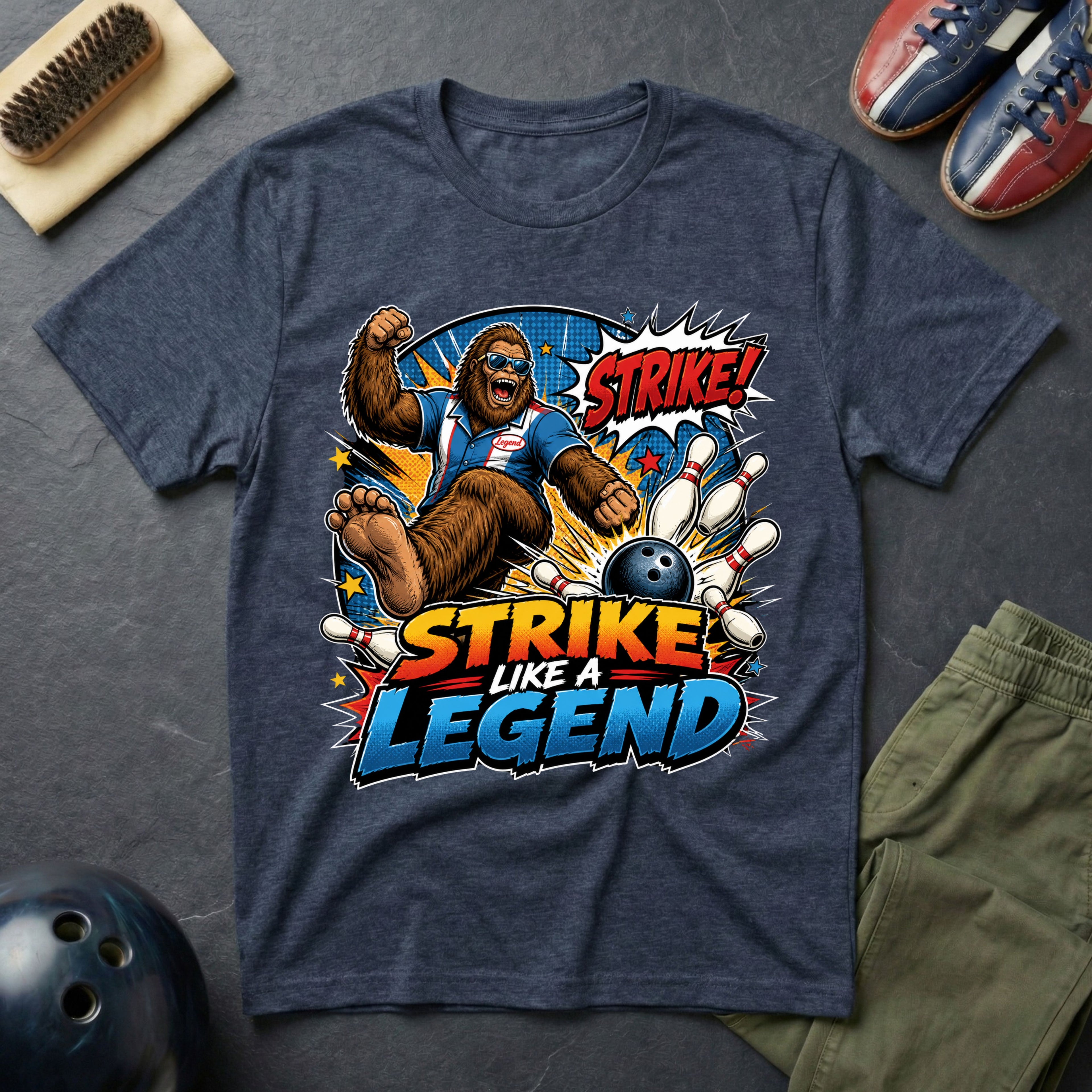 Bigfoot Strike Like A Legend T-Shirt