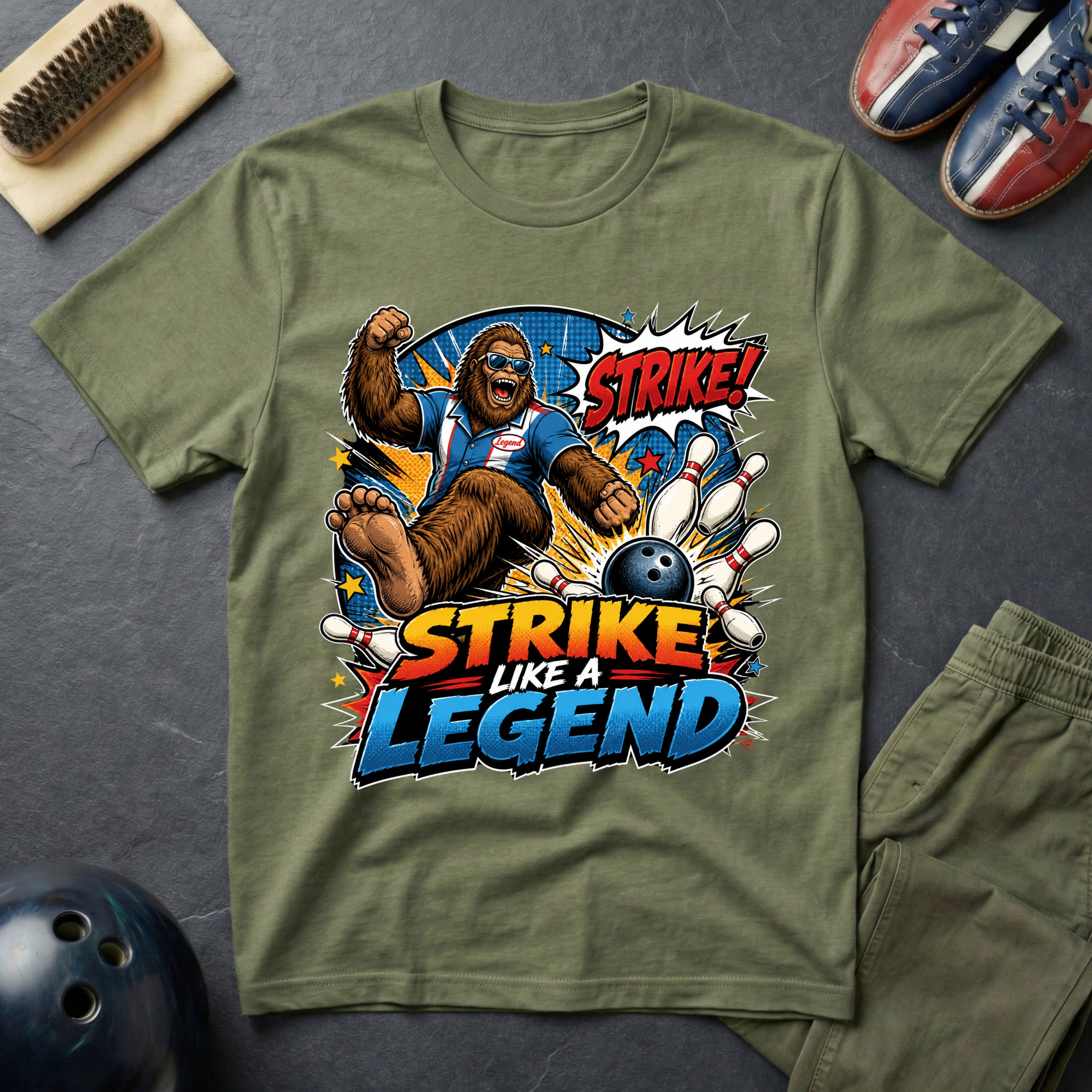 Bigfoot Strike Like A Legend T-Shirt