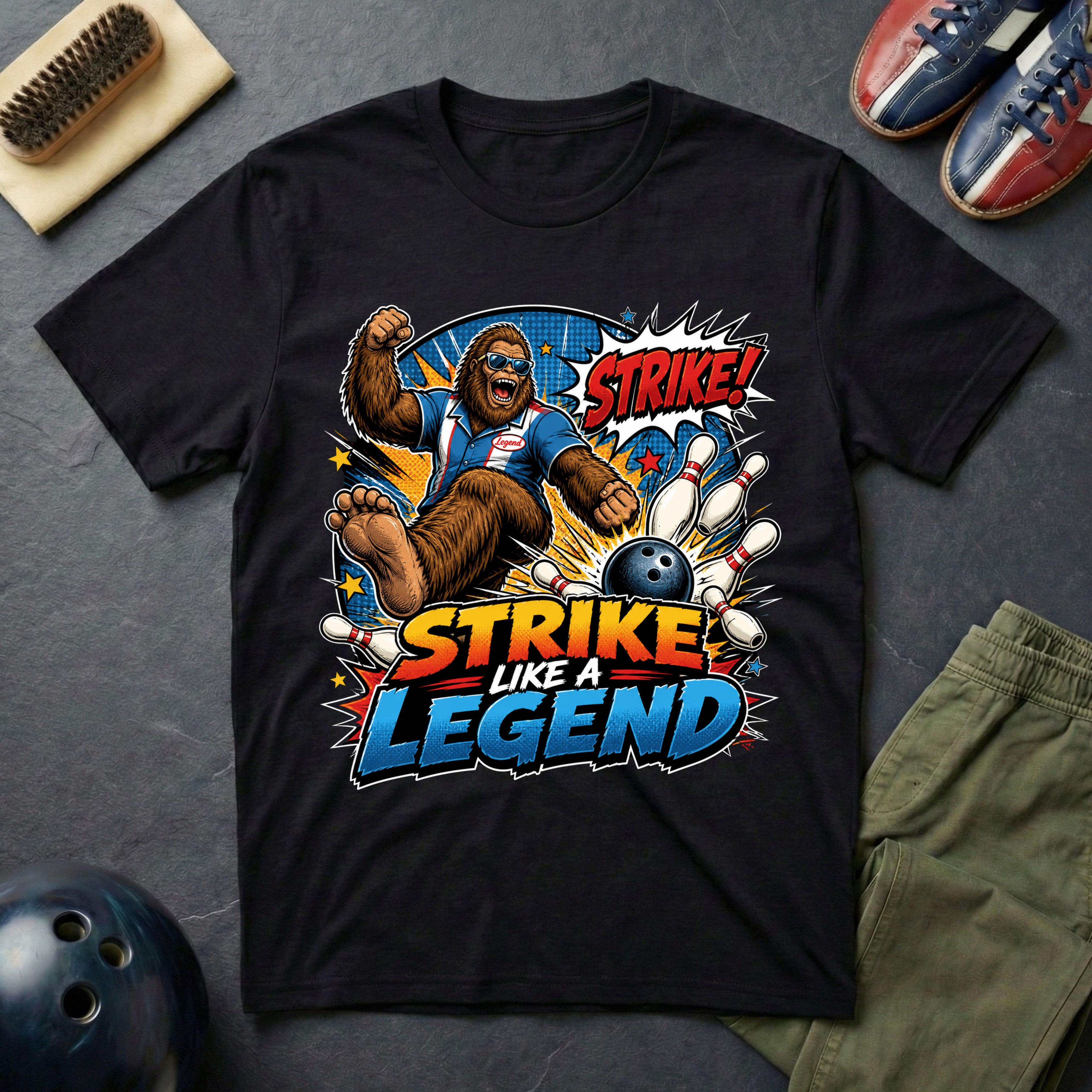Bigfoot Strike Like A Legend T-Shirt