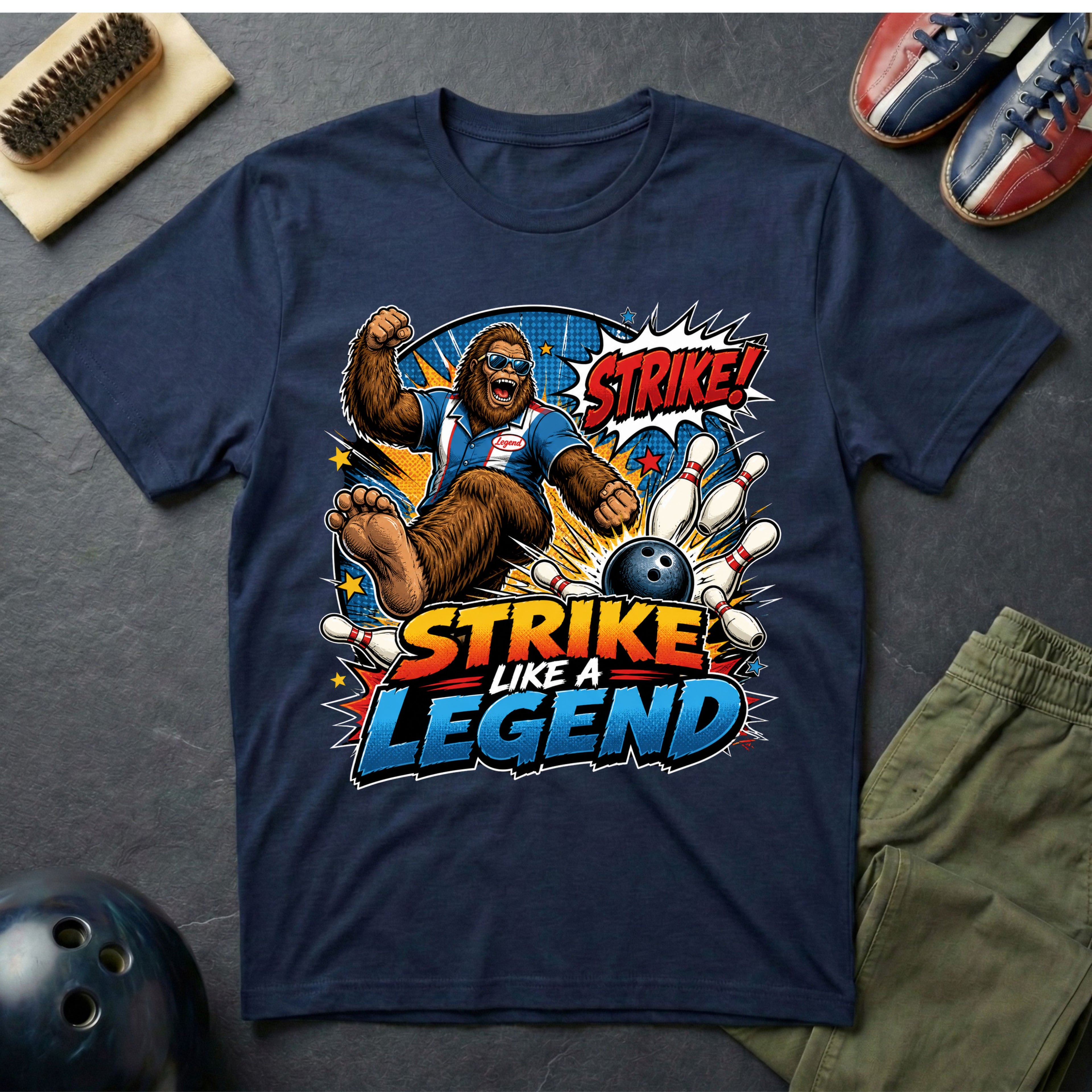 Bigfoot Strike Like A Legend T-Shirt