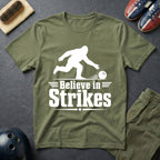 Bigfoot Believe In Strikes T-Shirt