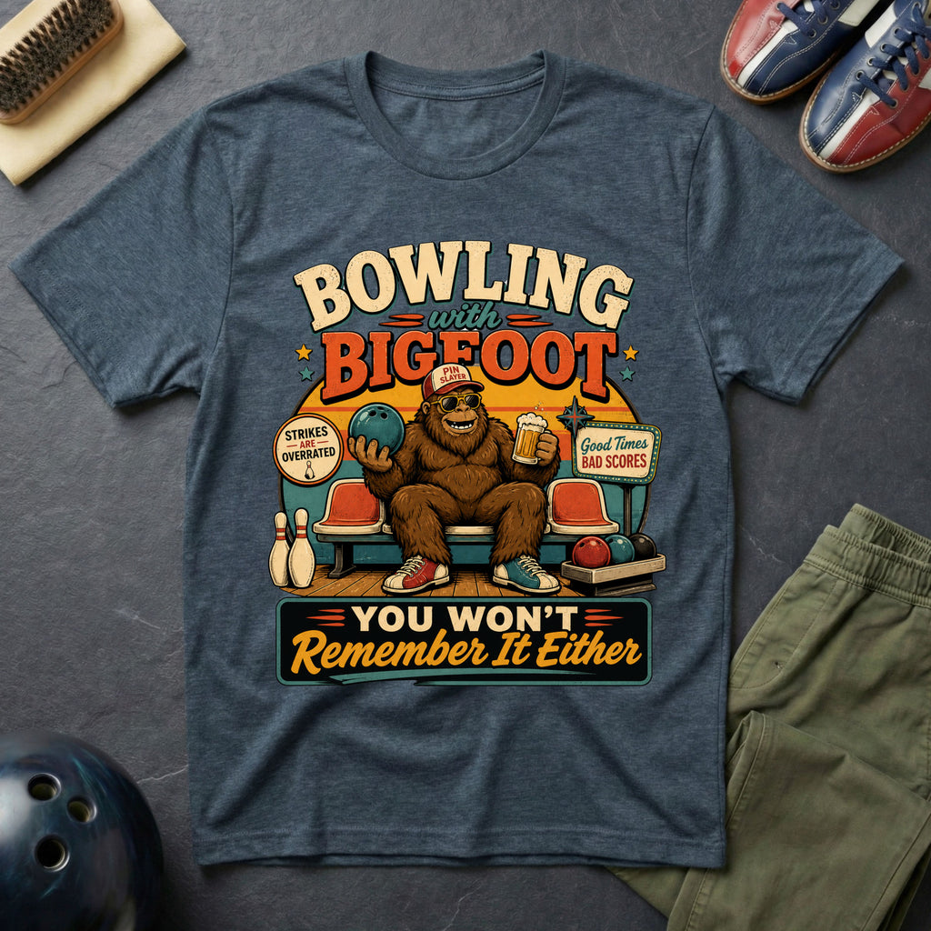 Bowling With Bigfoot T-Shirt