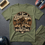 I Saw Bigfoot He Was Bowling T-Shirt