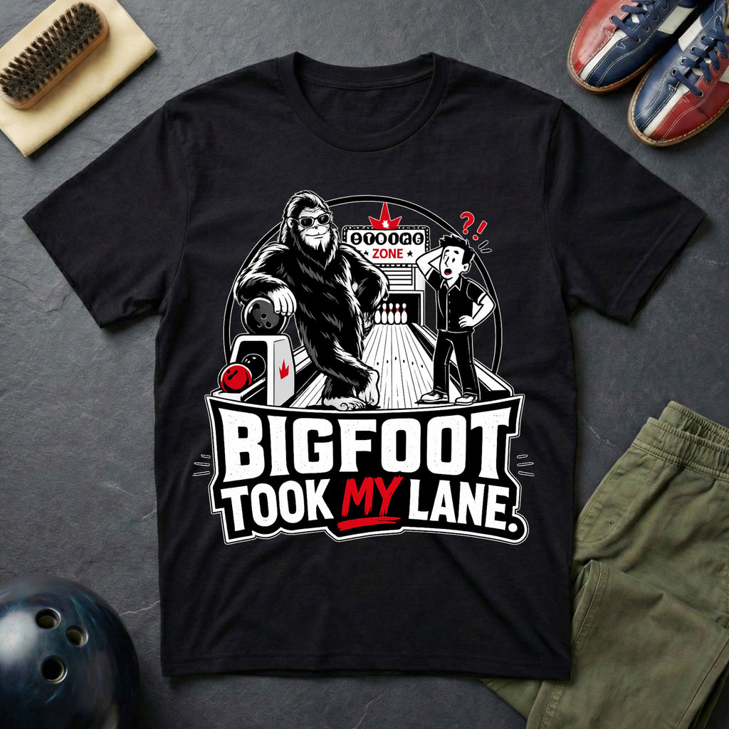 Bigfoot Took My Lane T-Shirt