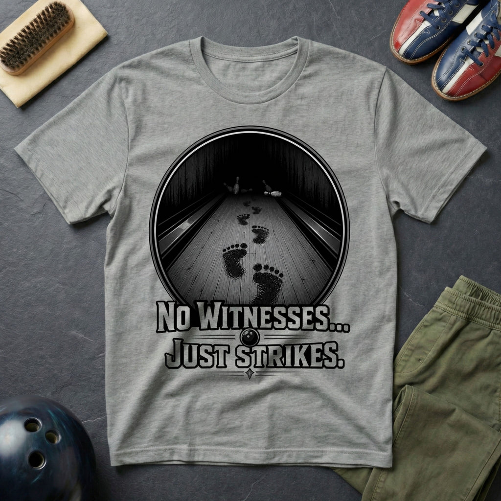 Bigfoot No Witnesses Just Strikes T-Shirt