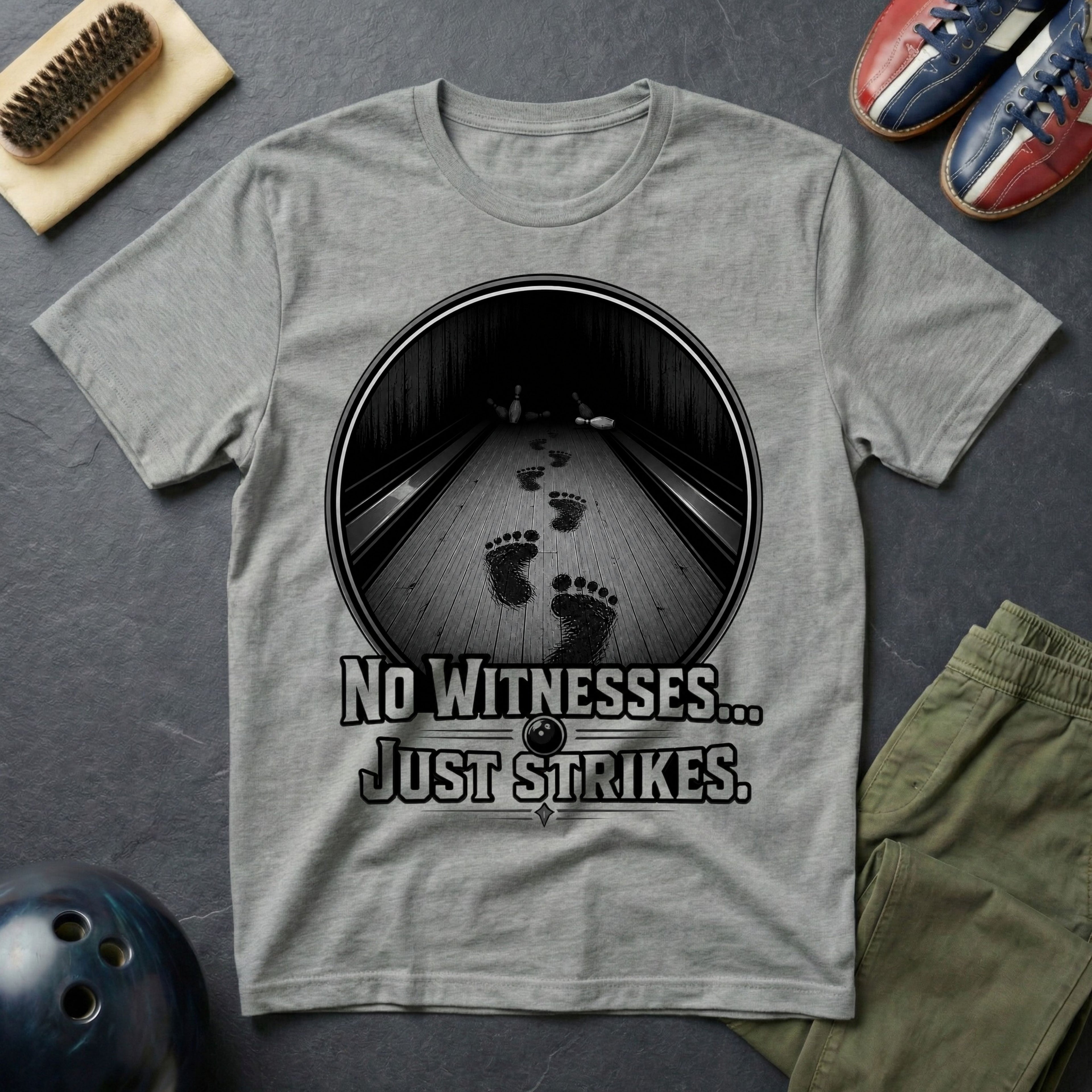 Bigfoot No Witnesses Just Strikes T-Shirt