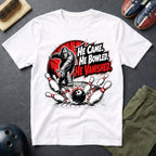 Bigfoot He Came He Bowled He Vanished T-Shirt