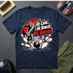 Bigfoot He Came He Bowled He Vanished T-Shirt
