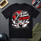 Bigfoot He Came He Bowled He Vanished T-Shirt