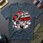 Bigfoot He Came He Bowled He Vanished T-Shirt