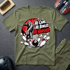 Bigfoot He Came He Bowled He Vanished T-Shirt