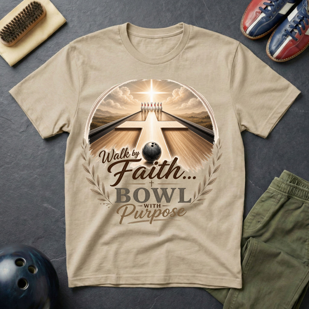 Walk By Faith Bowl With Purpose T-Shirt