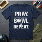 Pray. Bowl. Repeat. T-Shirt