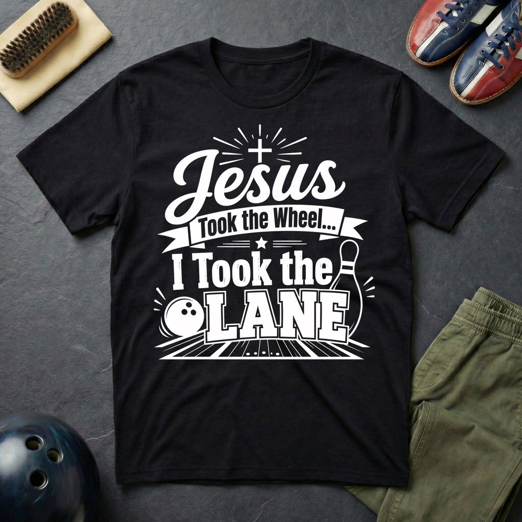 Jesus Took The Wheel I Took The Lane T-Shirt