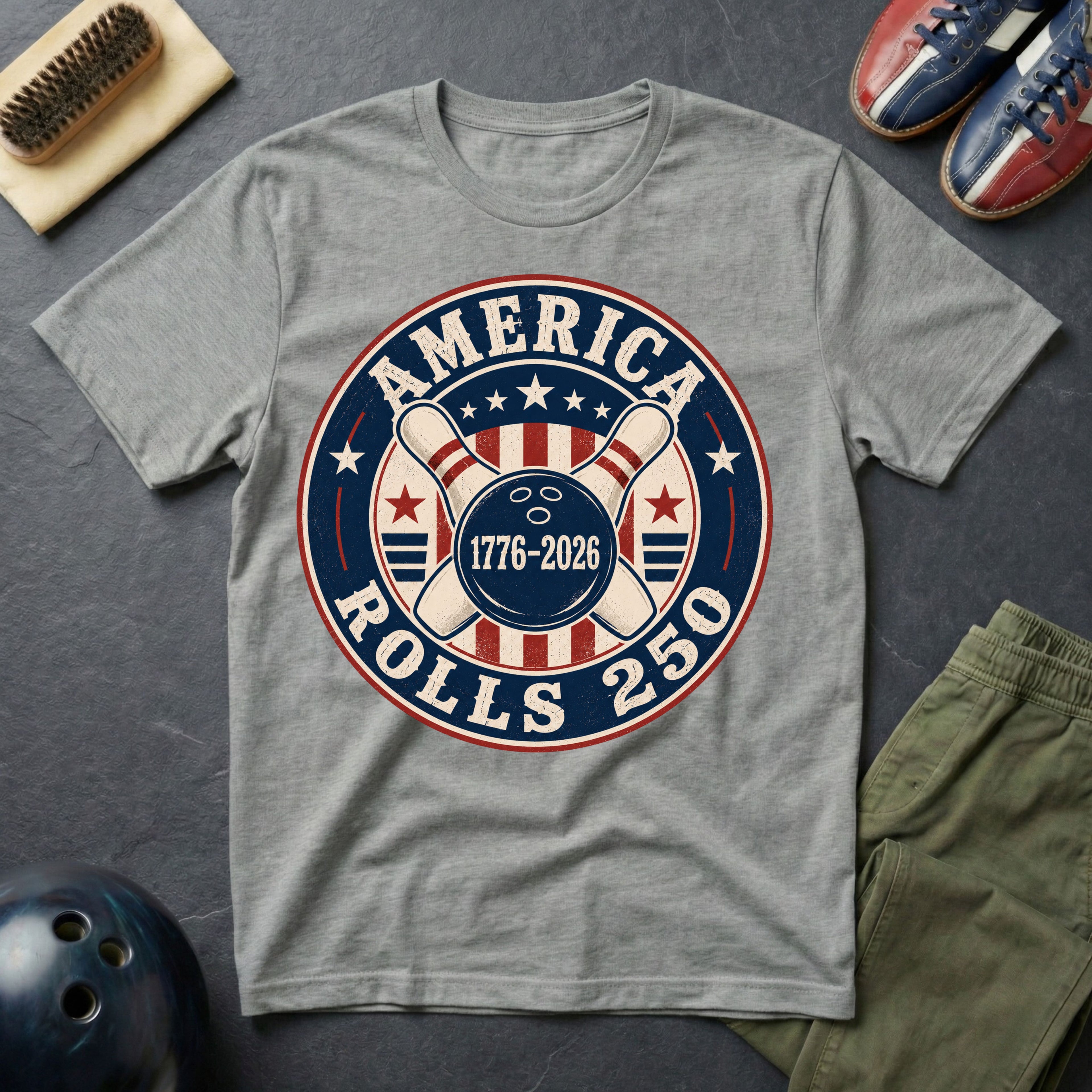 America Rolls 250 T-Shirt