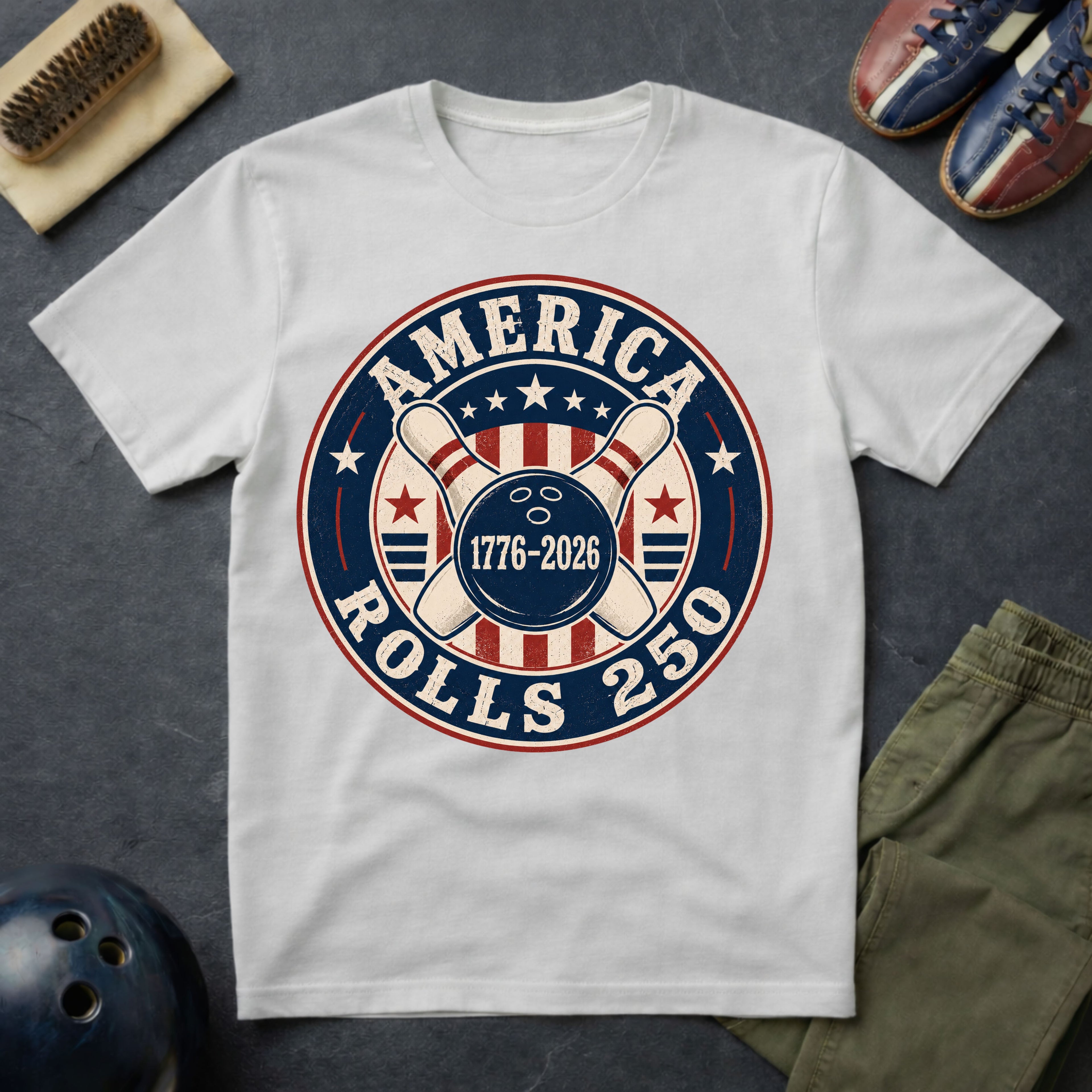 America Rolls 250 T-Shirt