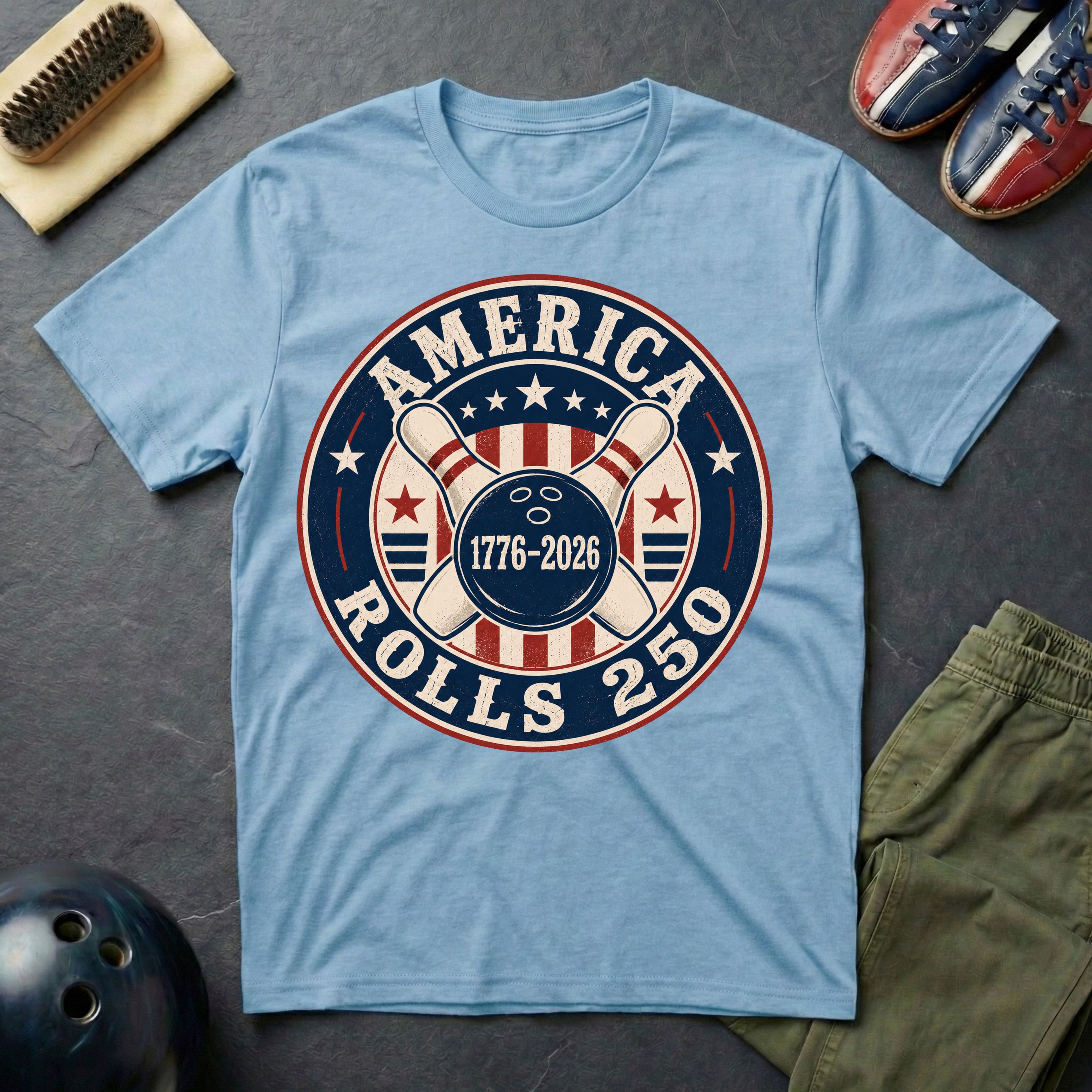 America Rolls 250 T-Shirt