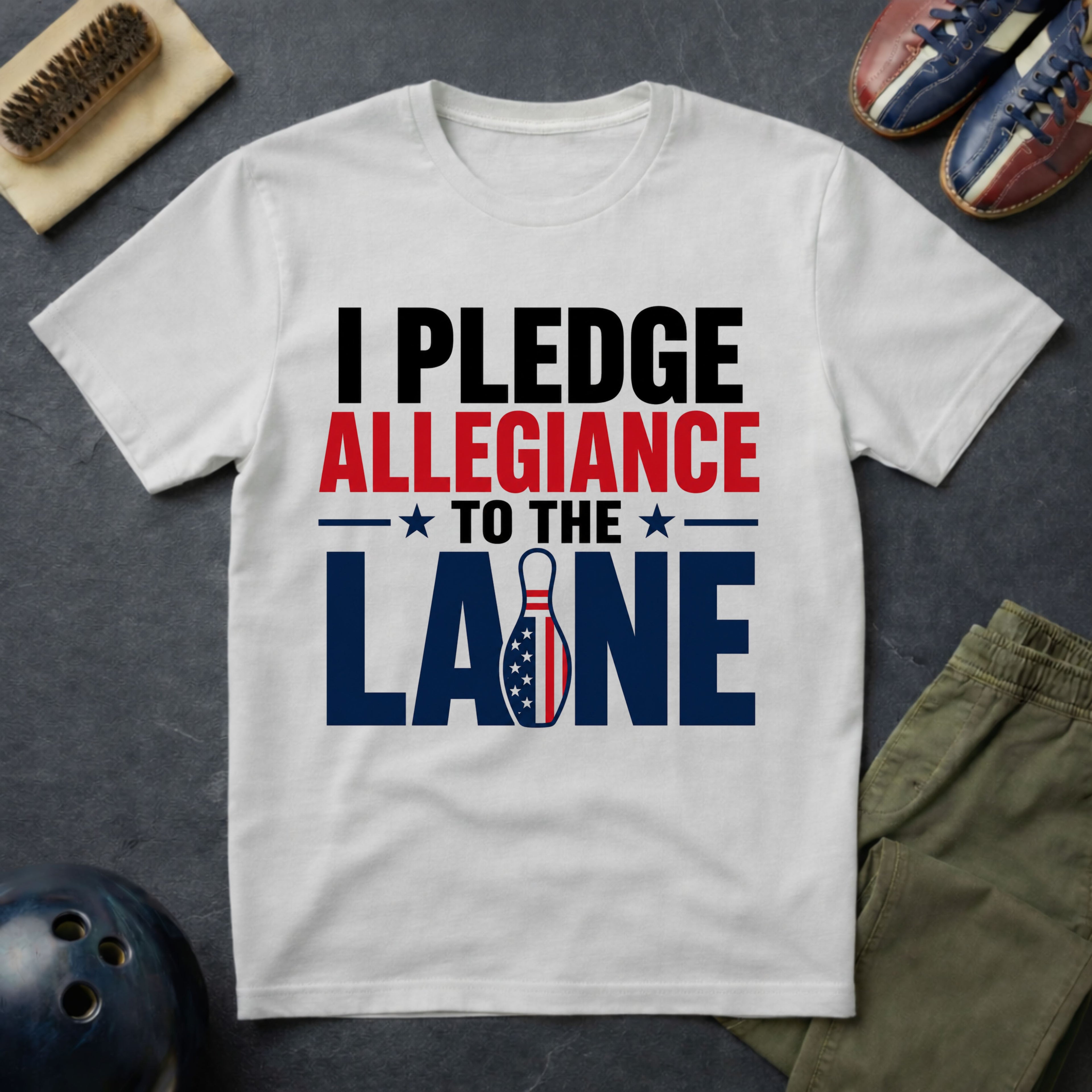 I Pledge Allegiance To The Lane T-Shirt