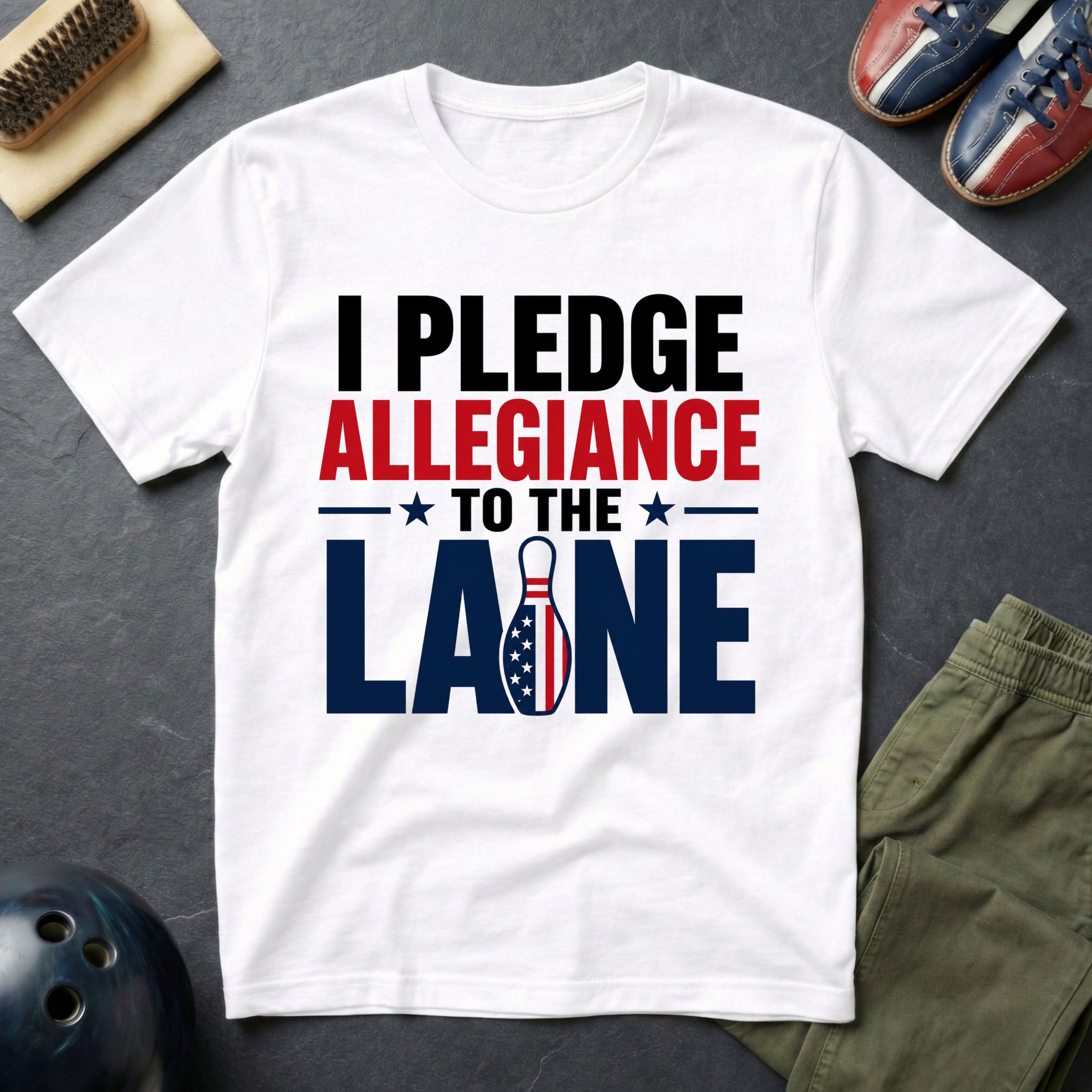 I Pledge Allegiance To The Lane T-Shirt