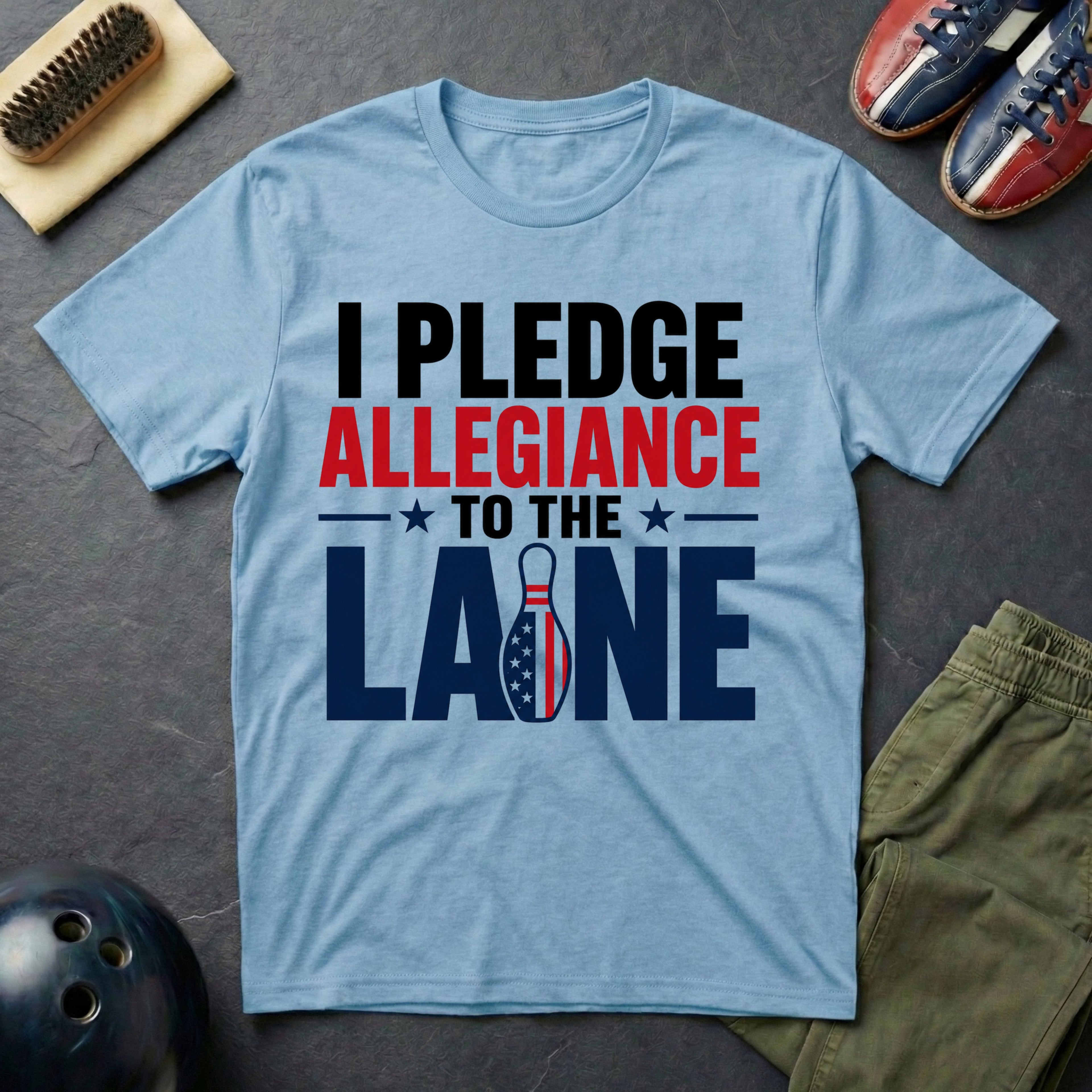 I Pledge Allegiance To The Lane T-Shirt