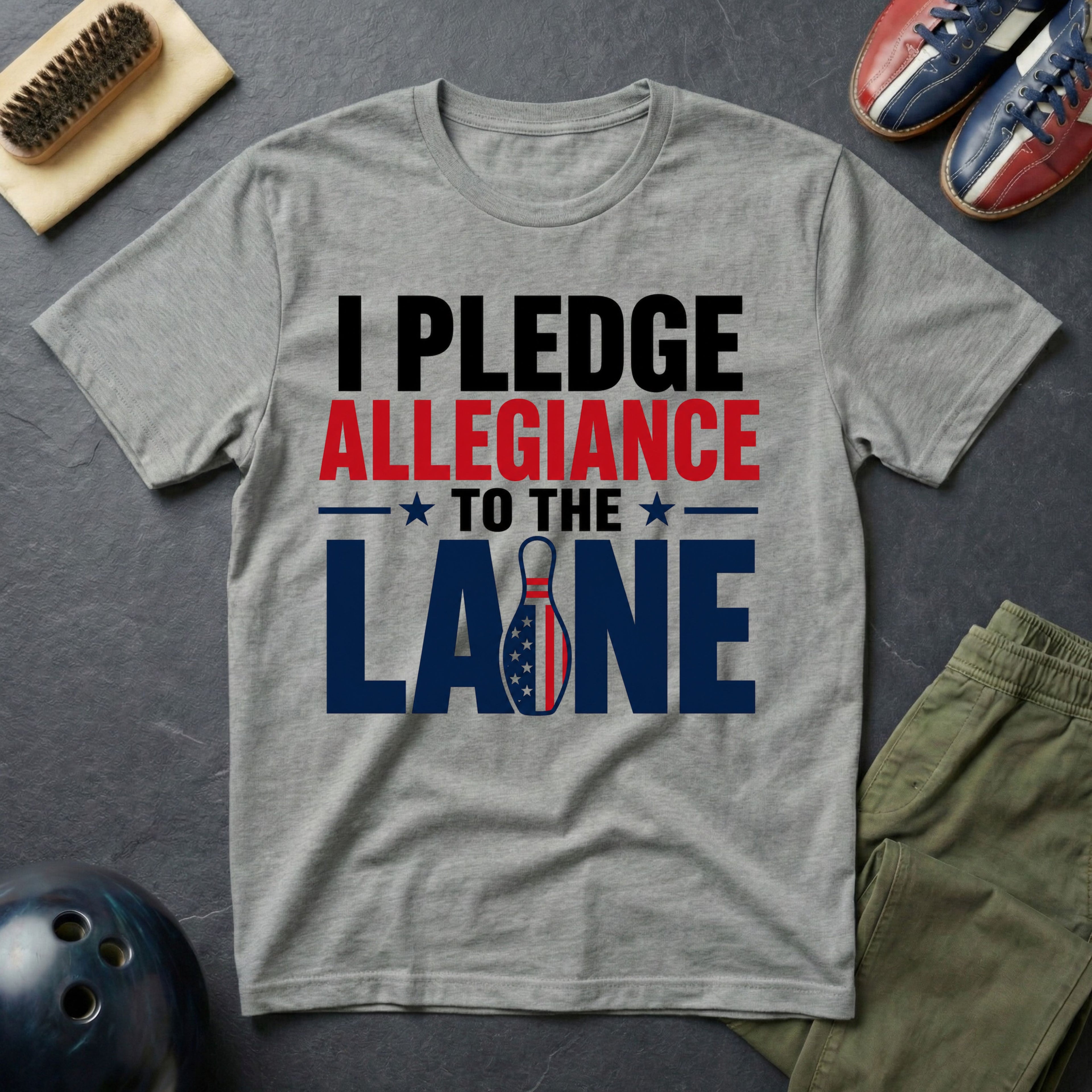 I Pledge Allegiance To The Lane T-Shirt