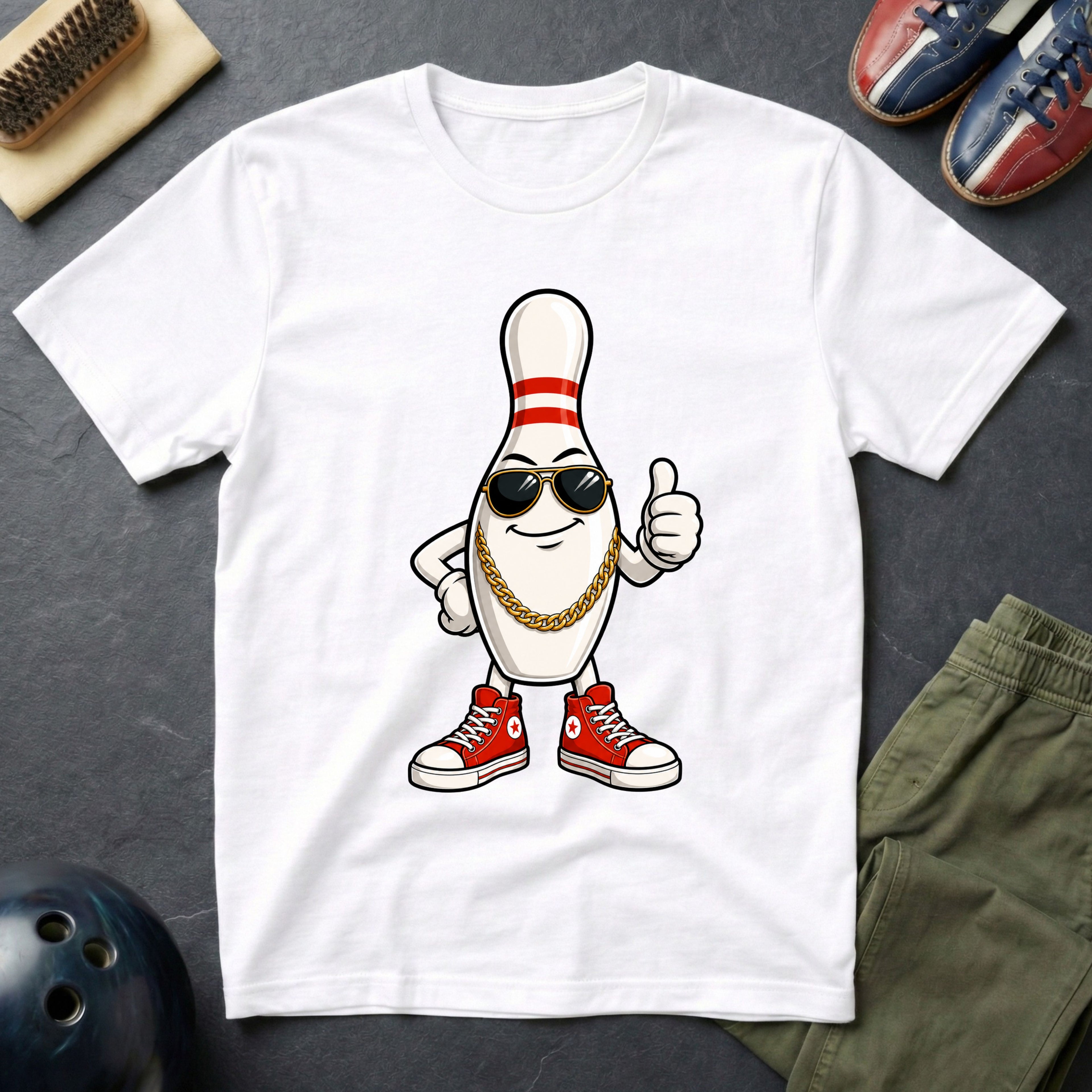 Cool Bowling Pin T-Shirt