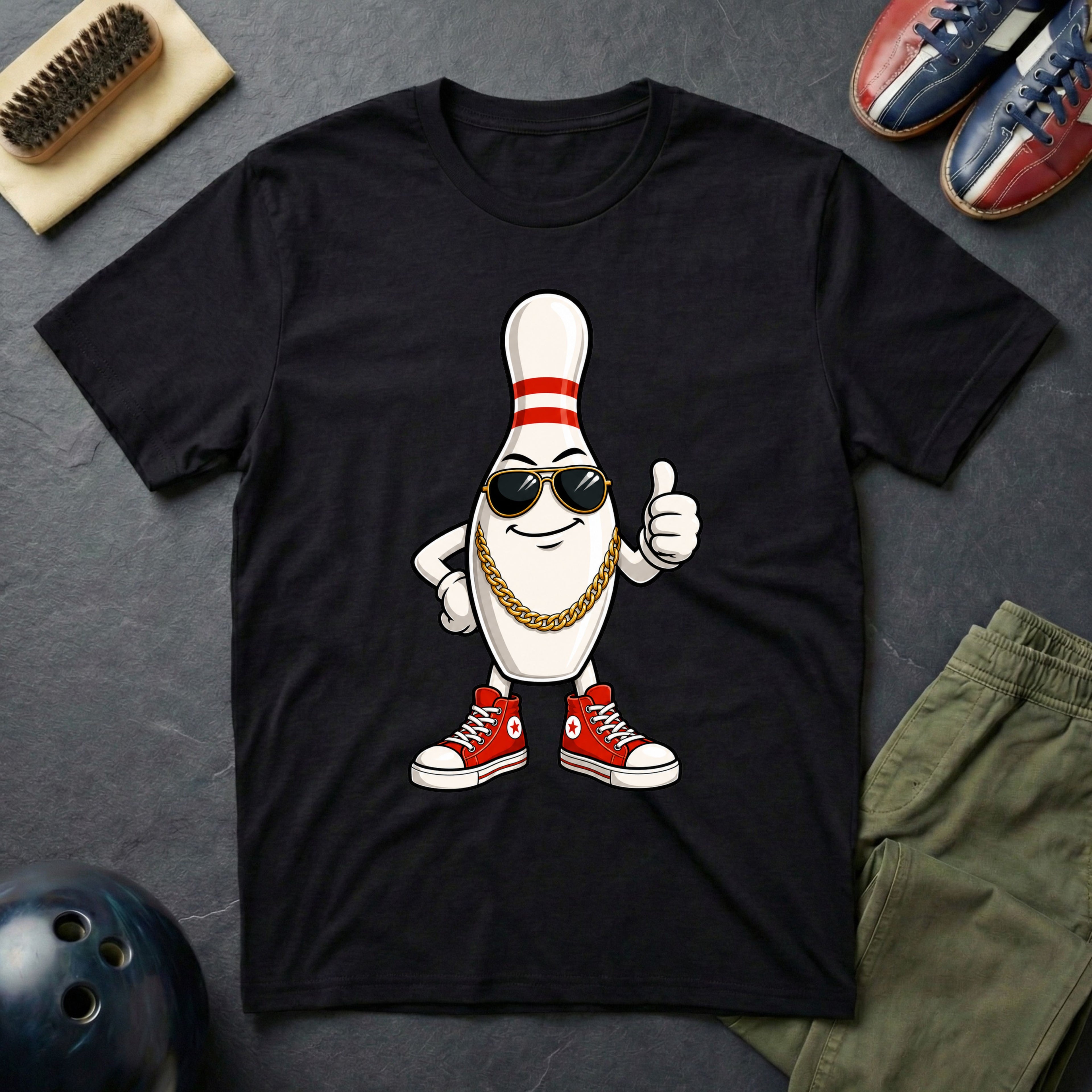 Cool Bowling Pin T-Shirt