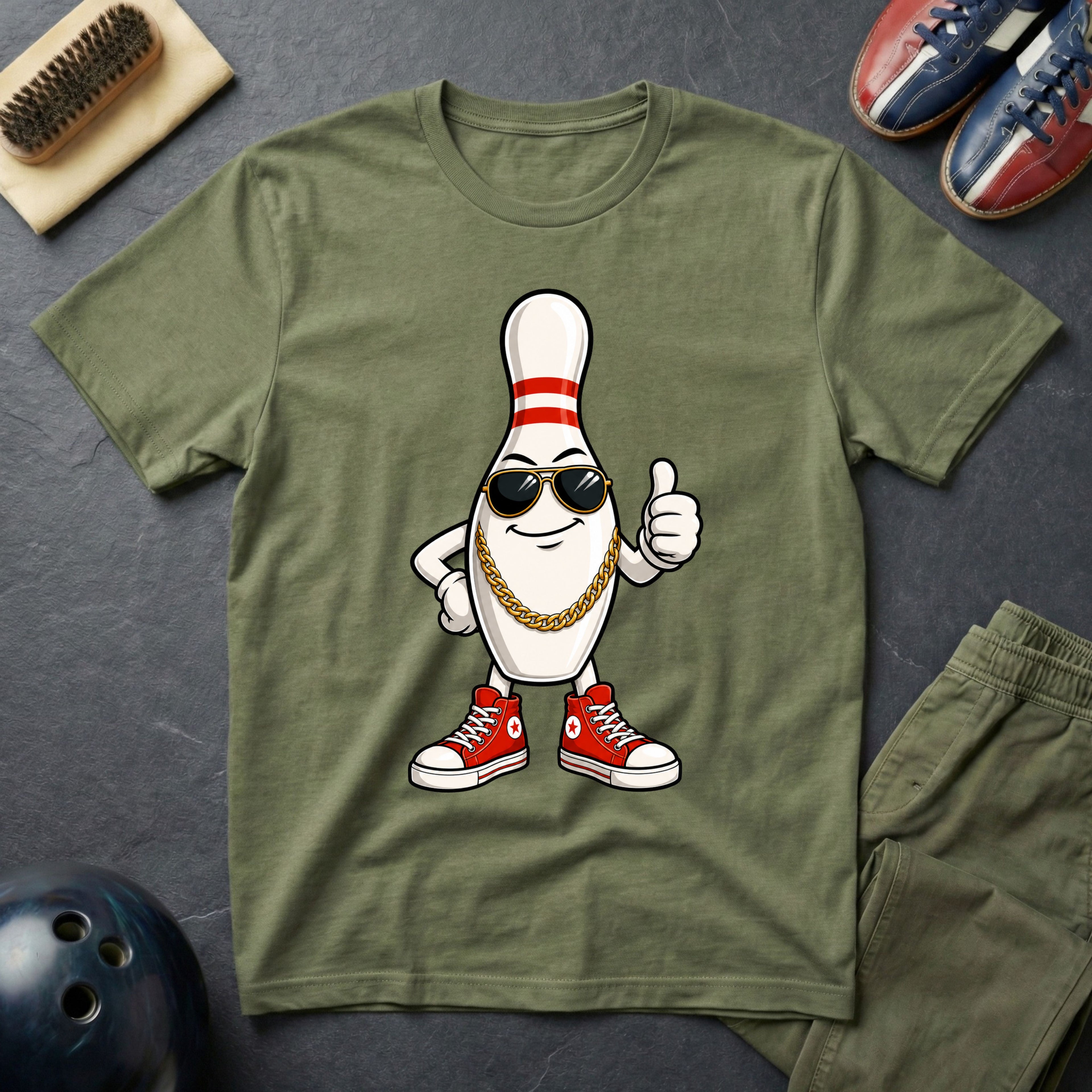 Cool Bowling Pin T-Shirt