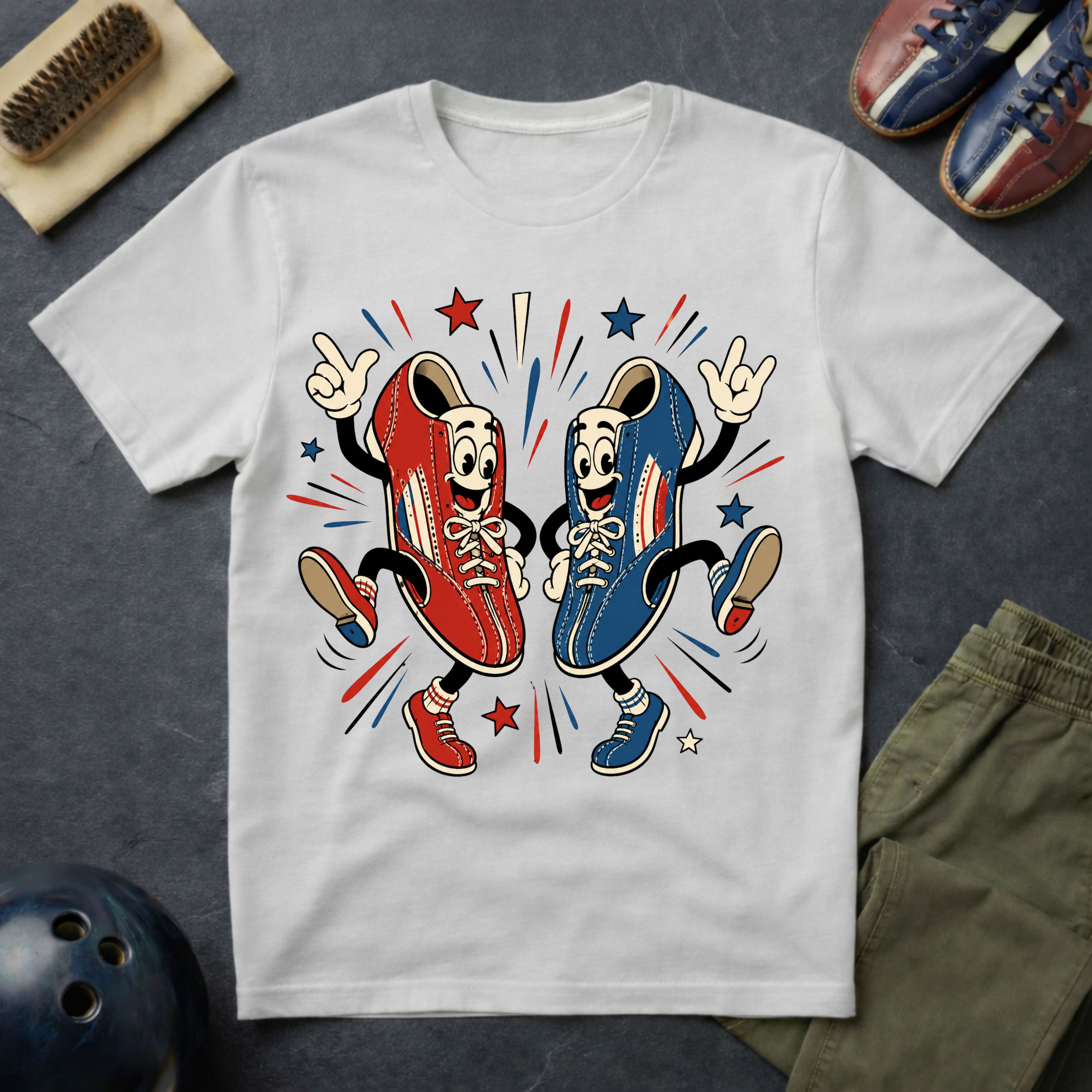 Dancing Bowling Shoes T-Shirt