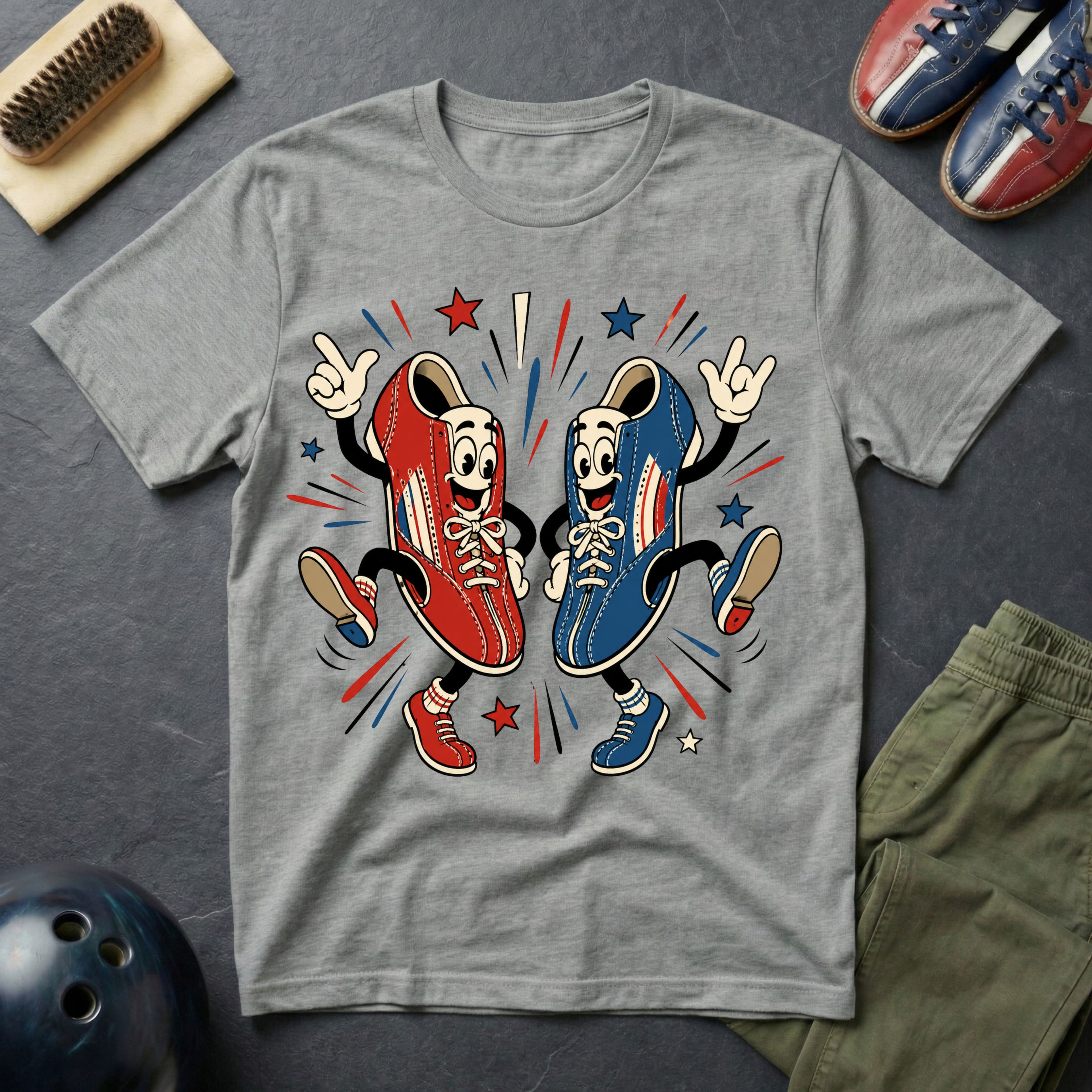 Dancing Bowling Shoes T-Shirt