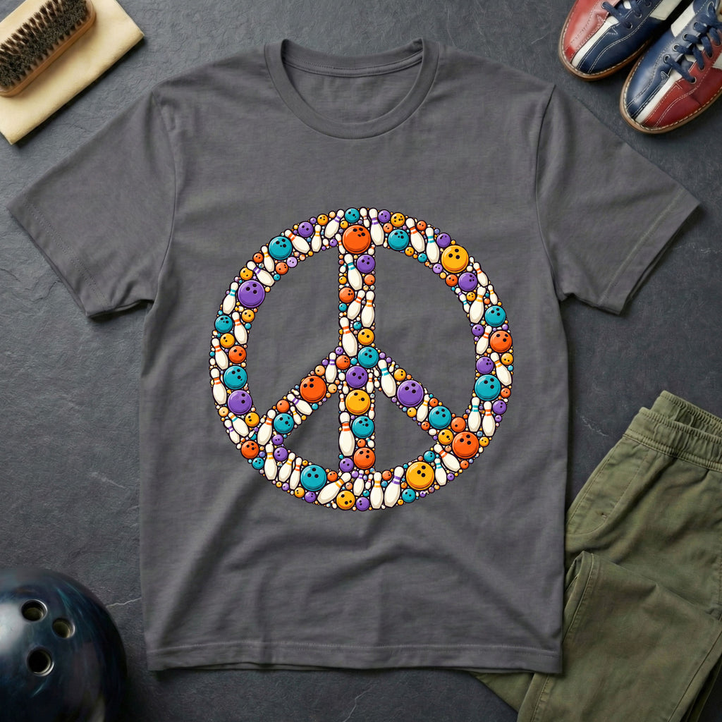 Bowling Peace Sign T-Shirt