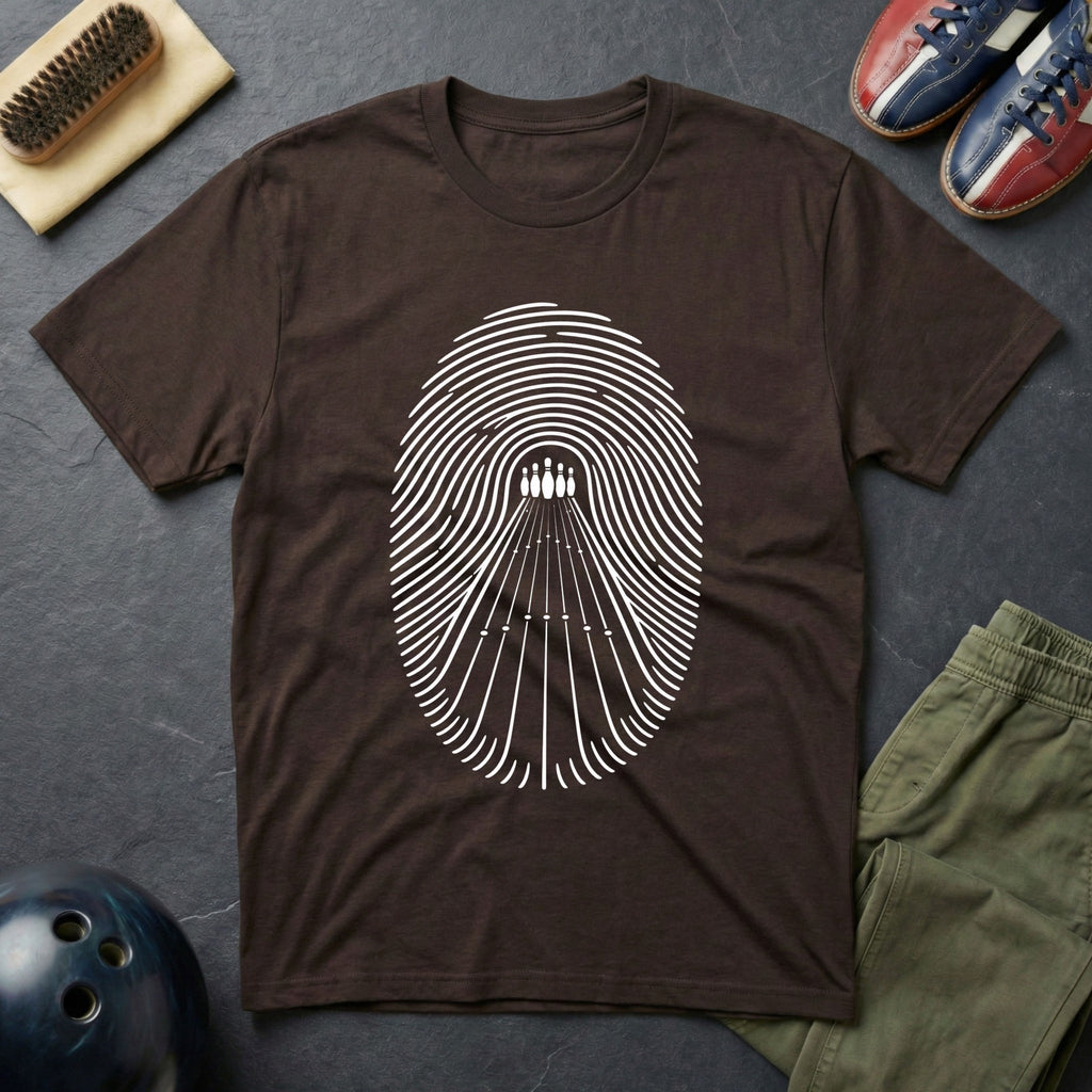Bowling Finger Print T-Shirt