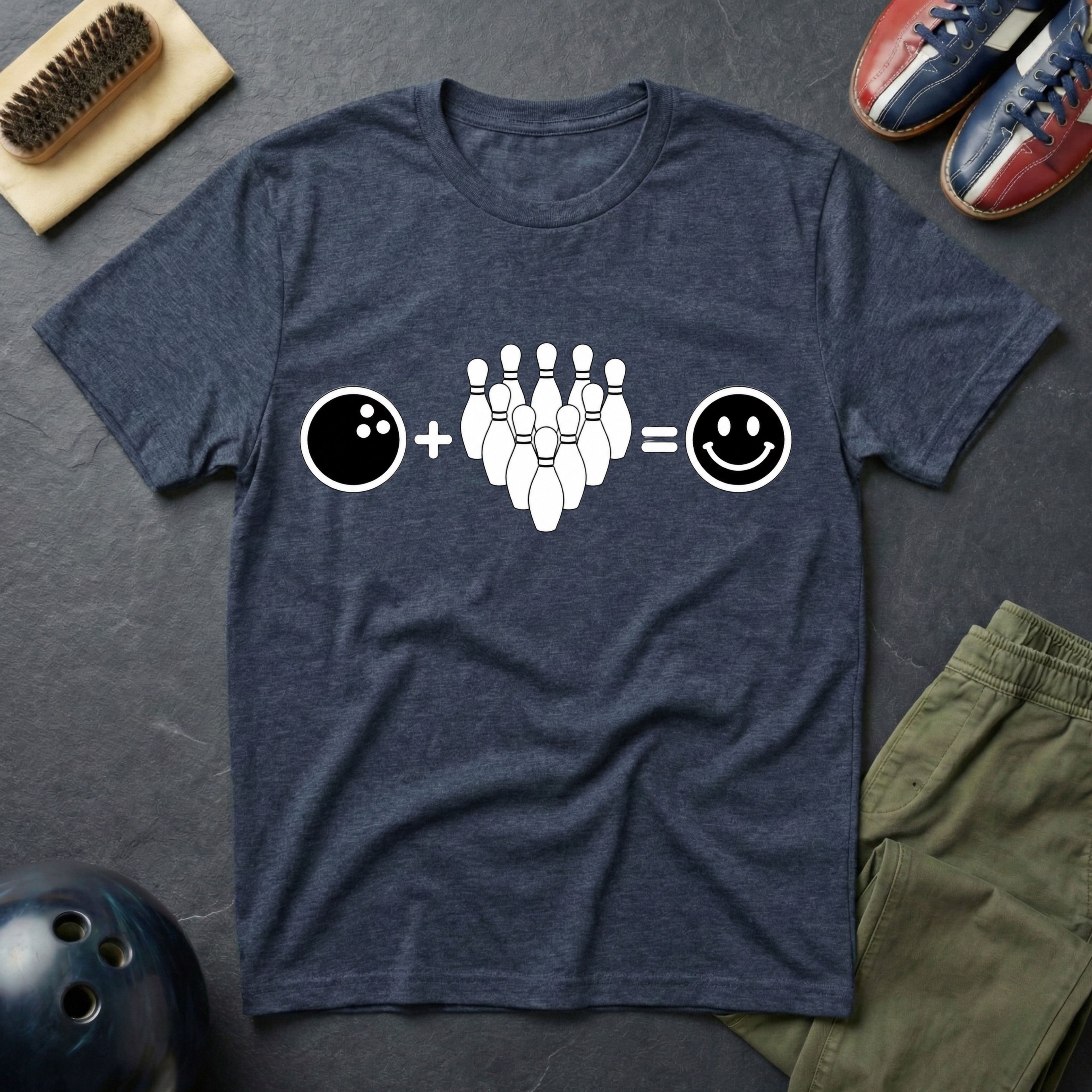 Bowling Makes Me Happy T-Shirt