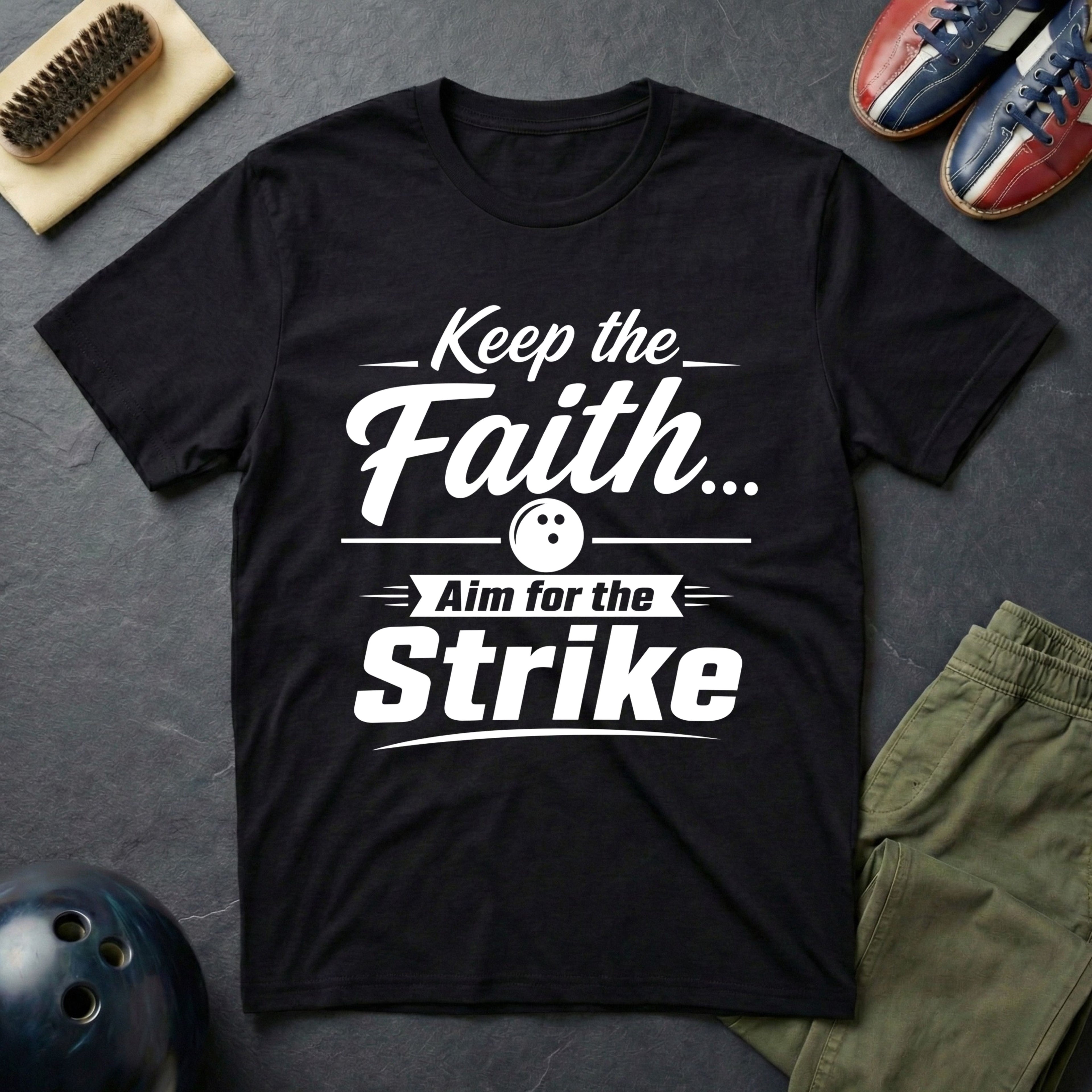 Keep The Faith Aim For The Strike T-Shirt