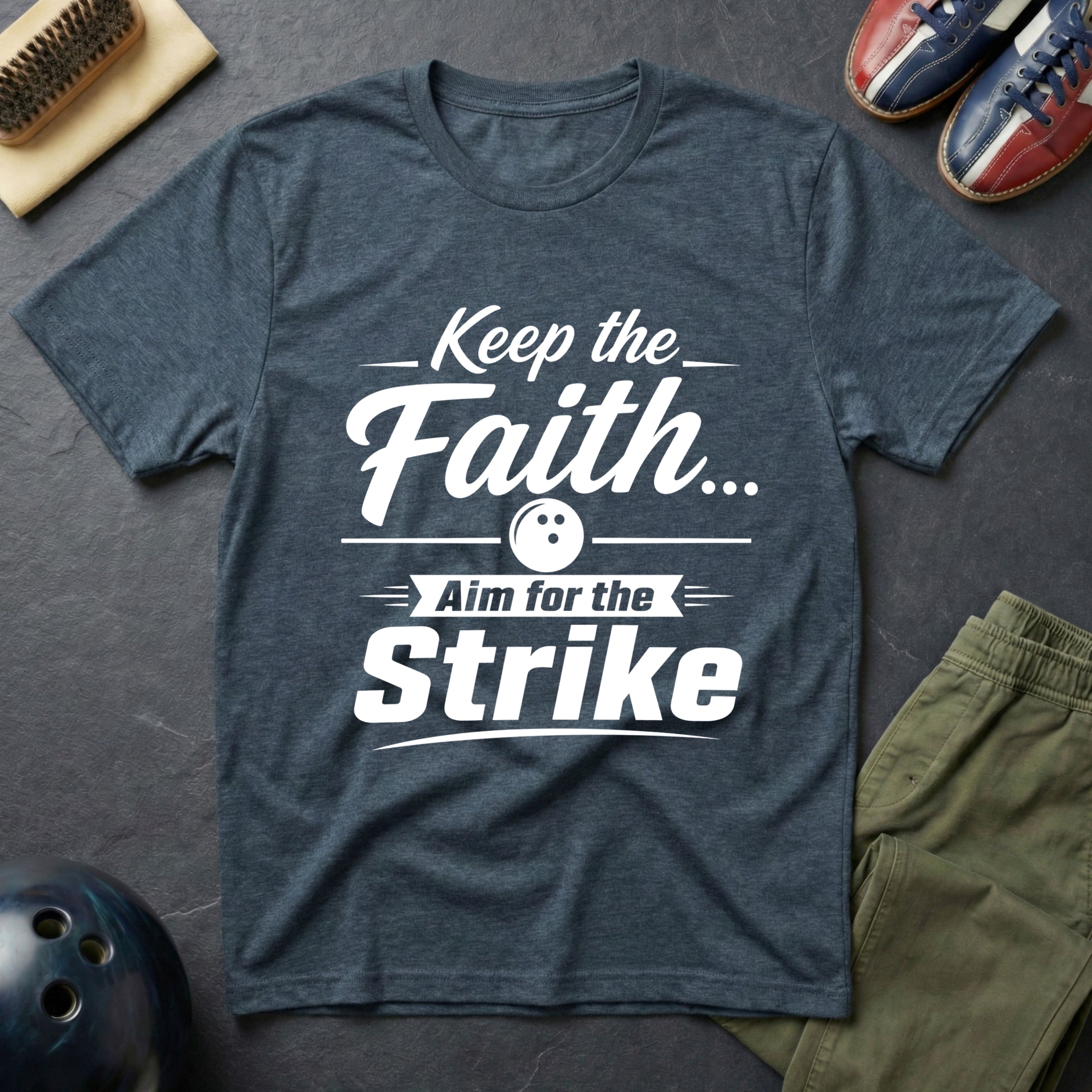 Keep The Faith Aim For The Strike T-Shirt