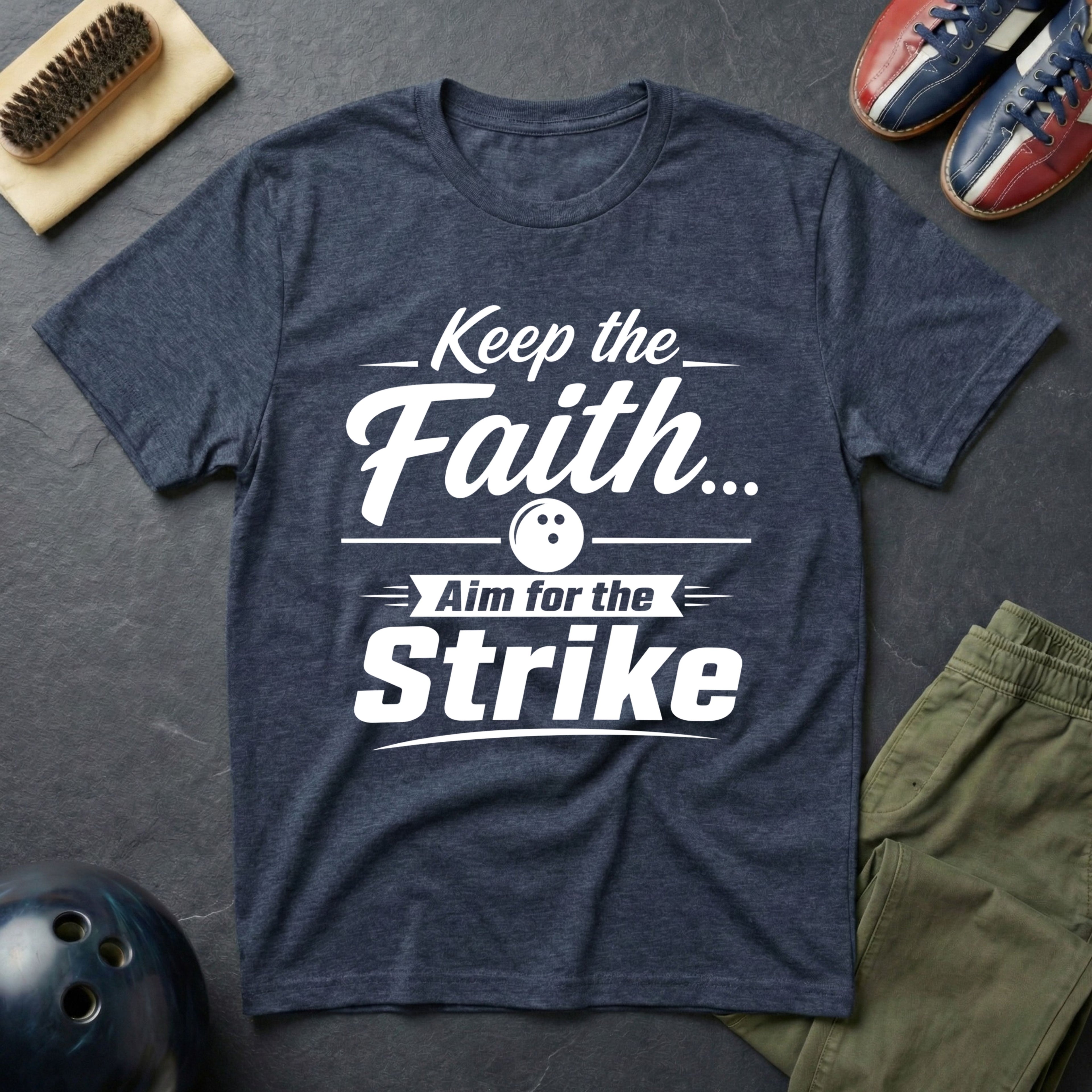 Keep The Faith Aim For The Strike T-Shirt