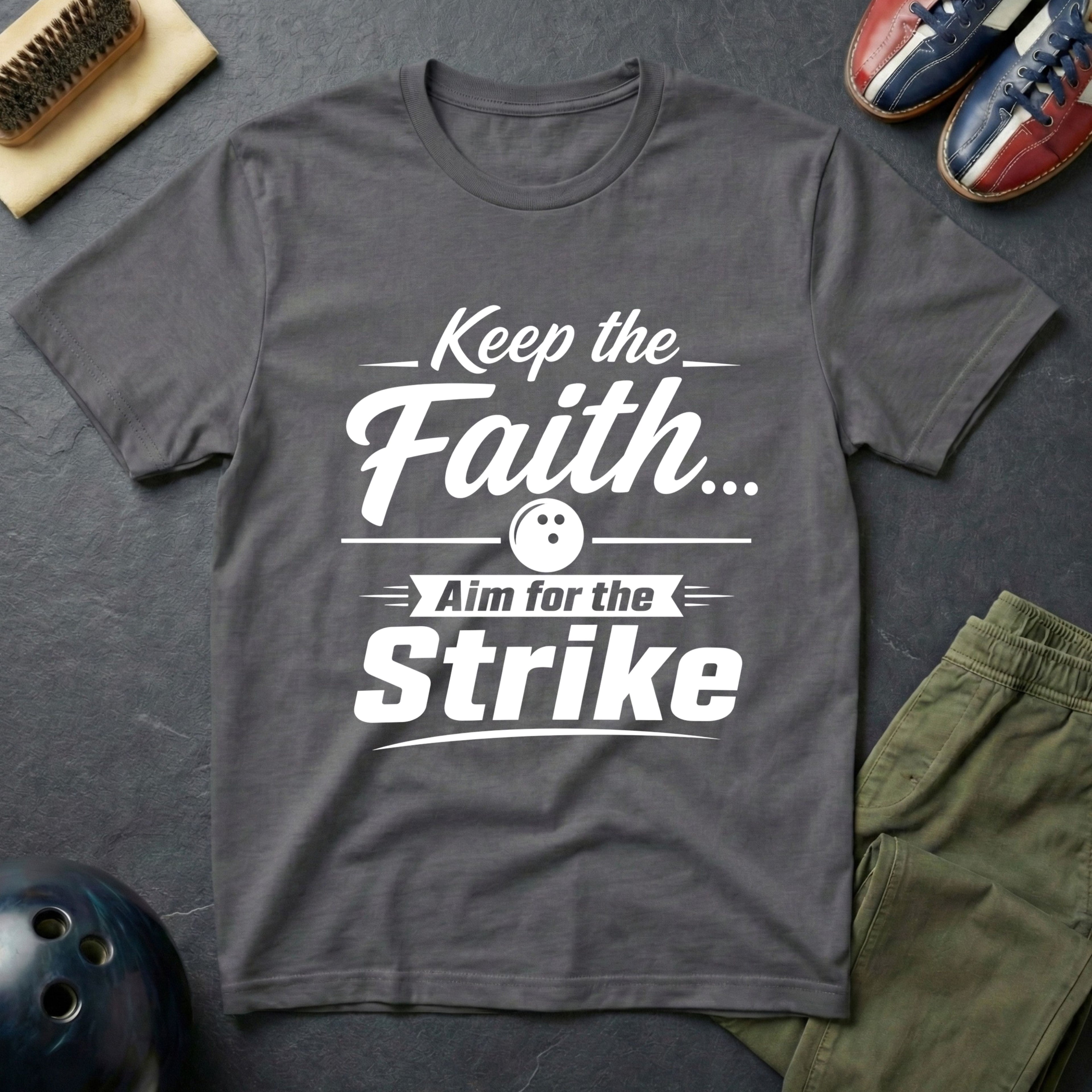 Keep The Faith Aim For The Strike T-Shirt