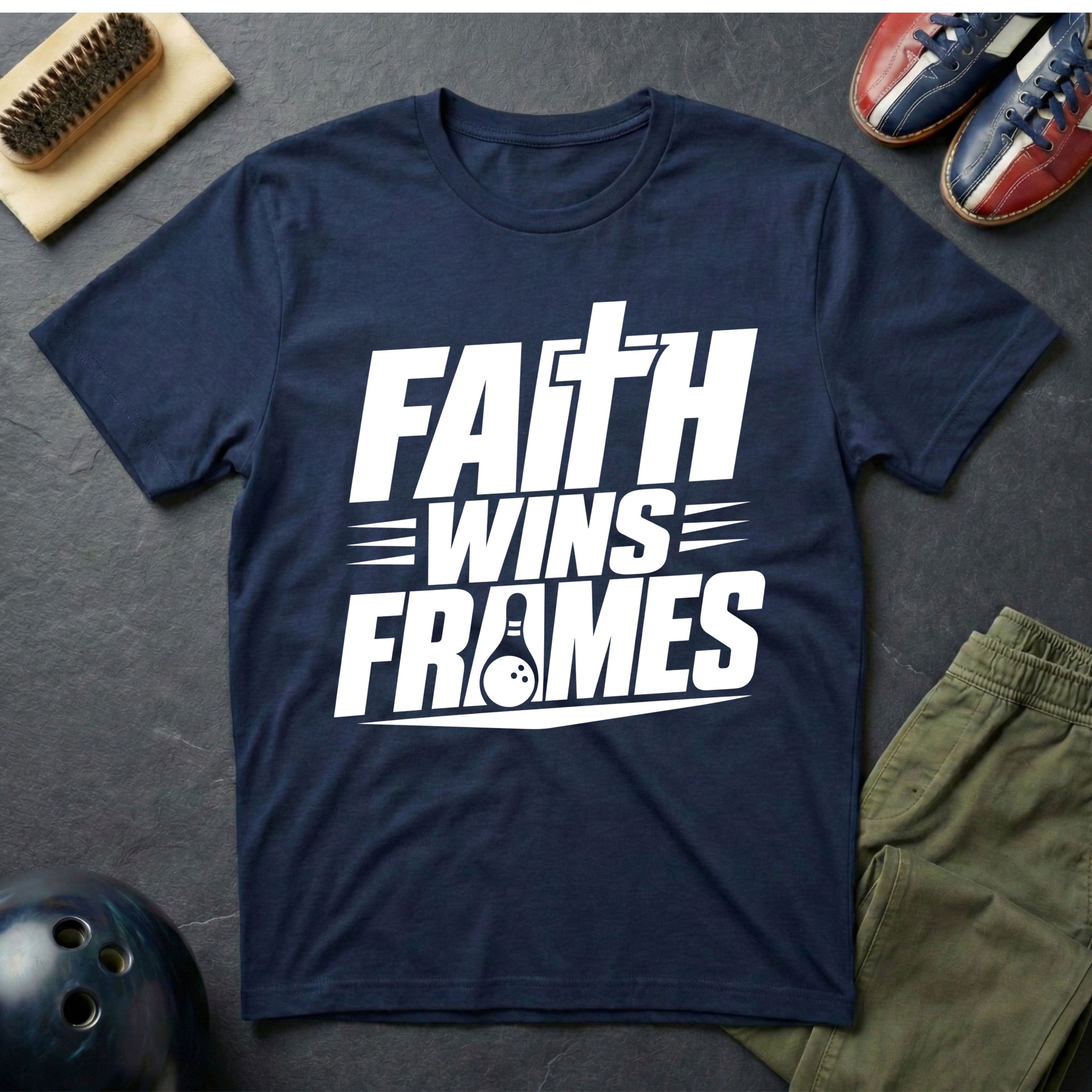 Faith Wins Frames T-Shirt