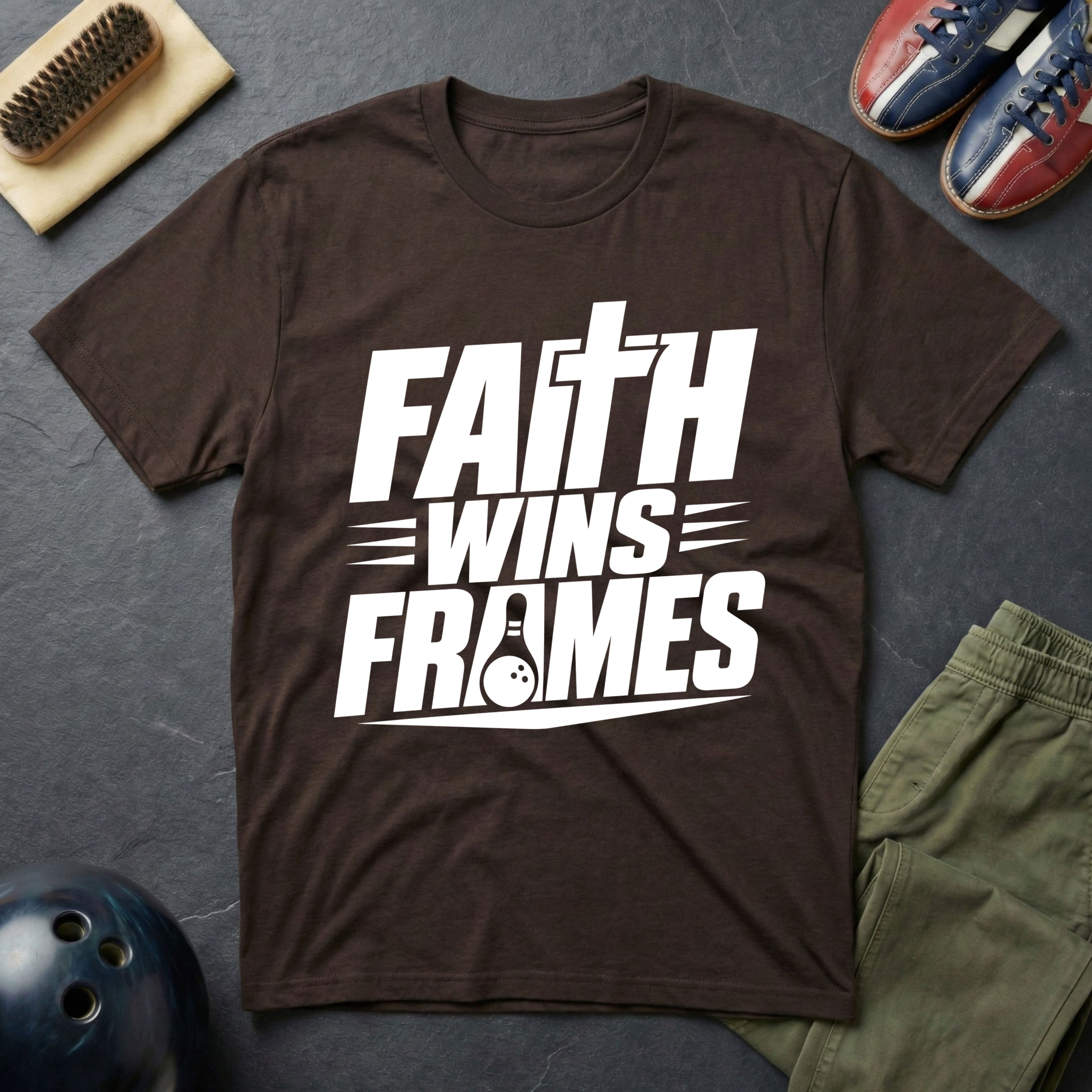 Faith Wins Frames T-Shirt